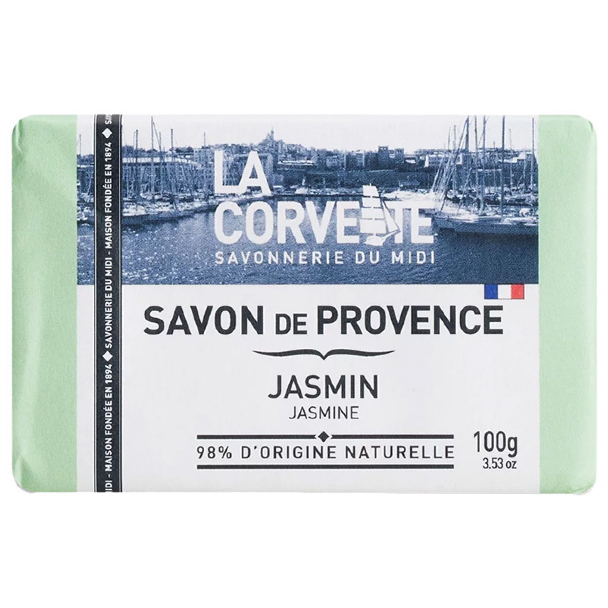 La Corvette Provence Seife Jasmin 5,5x8x2,5 cm