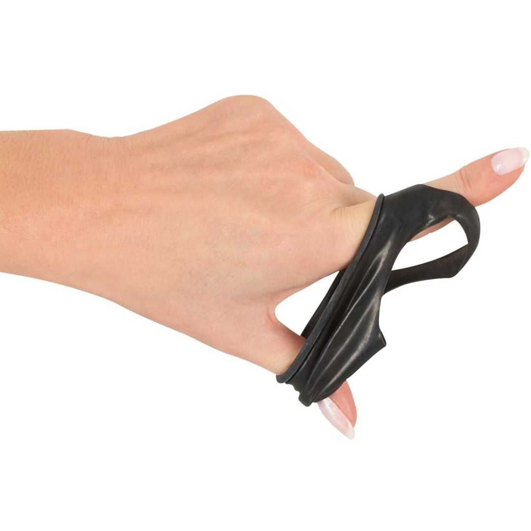 Latex Penis-Manschette mit Hodenteiler | You2Toys