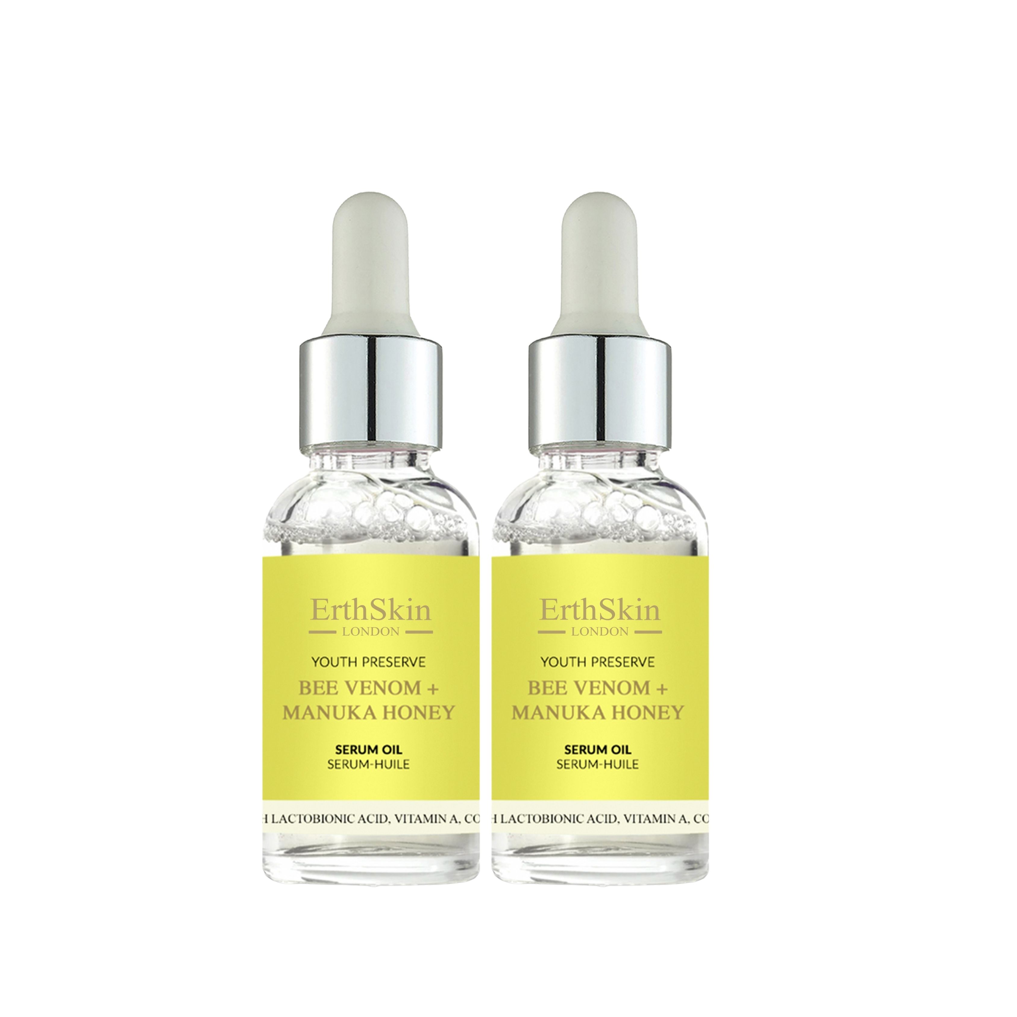 ErthSkin London  Bienengift + Manuka Honig Serumöl set