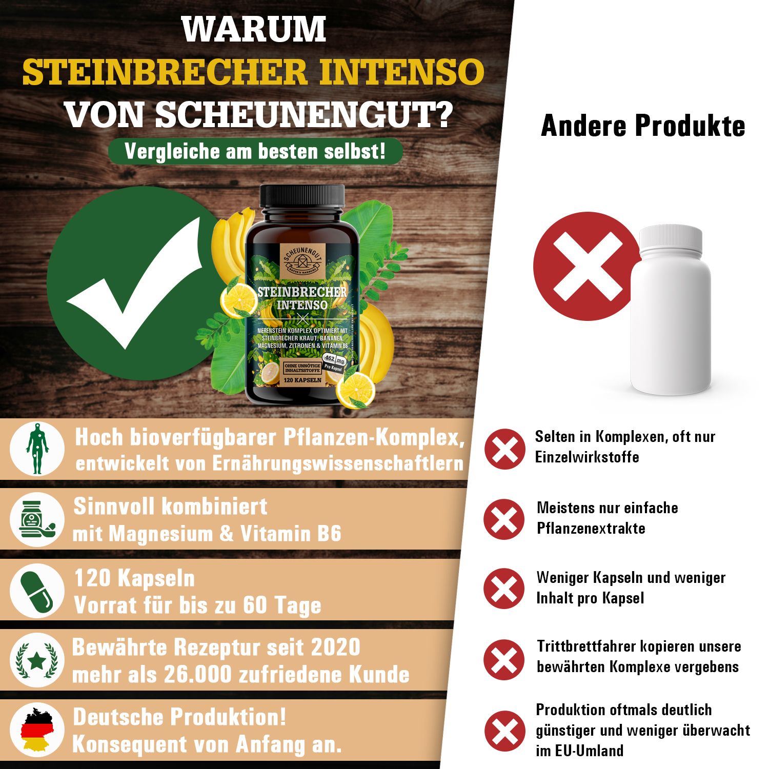 Scheunengut® VENENKRAFT | Hoch Bioverfügbarer Rutin Ste