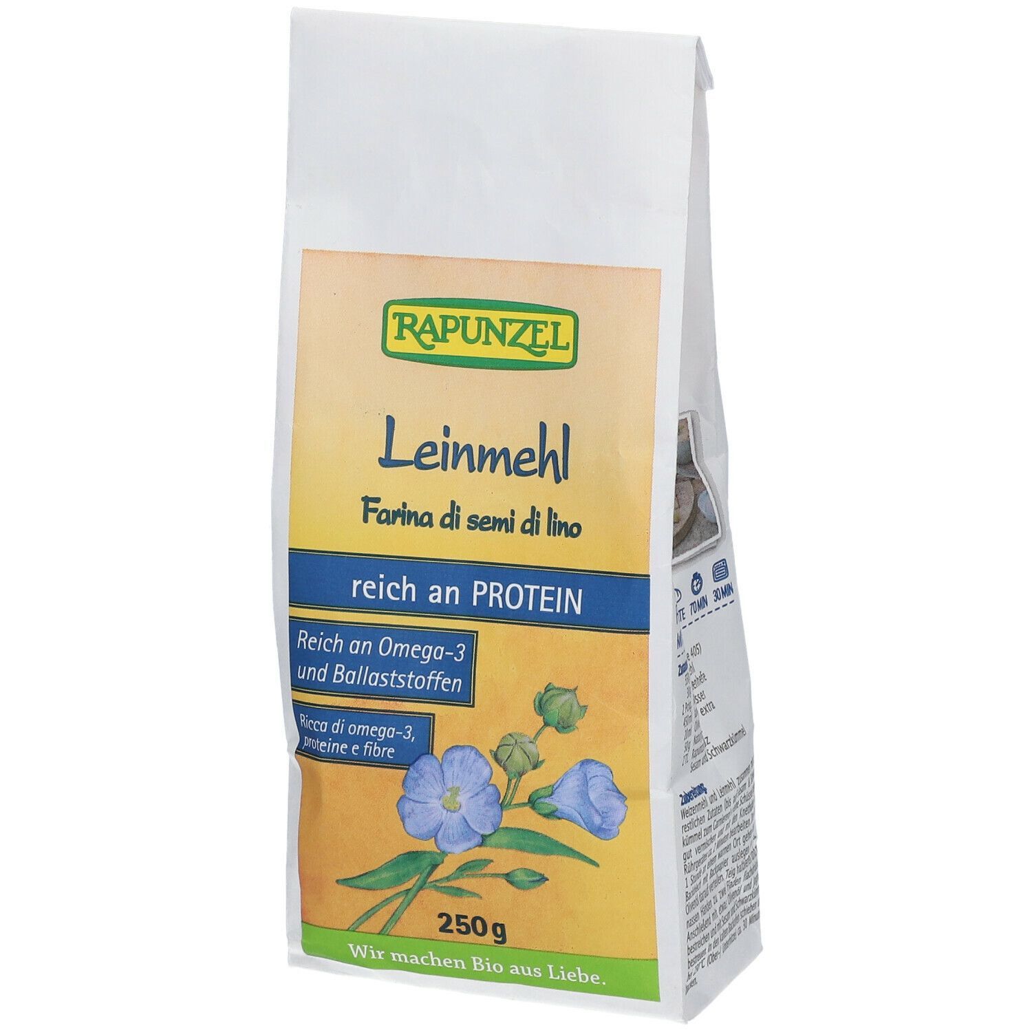 Rapunzel Bio Leinmehl 250 g Pulver