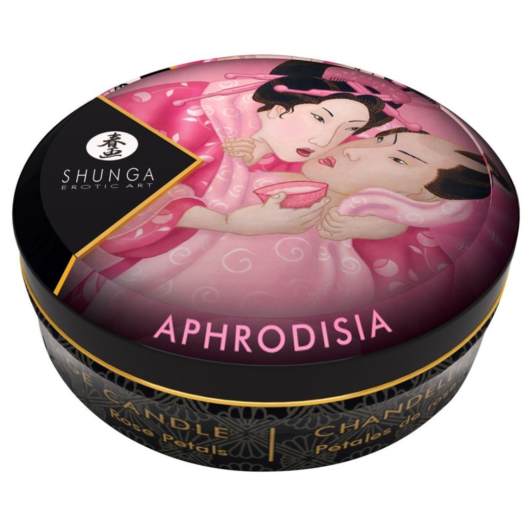 Luxuriöse Massagekerze mit Duft, Shunga