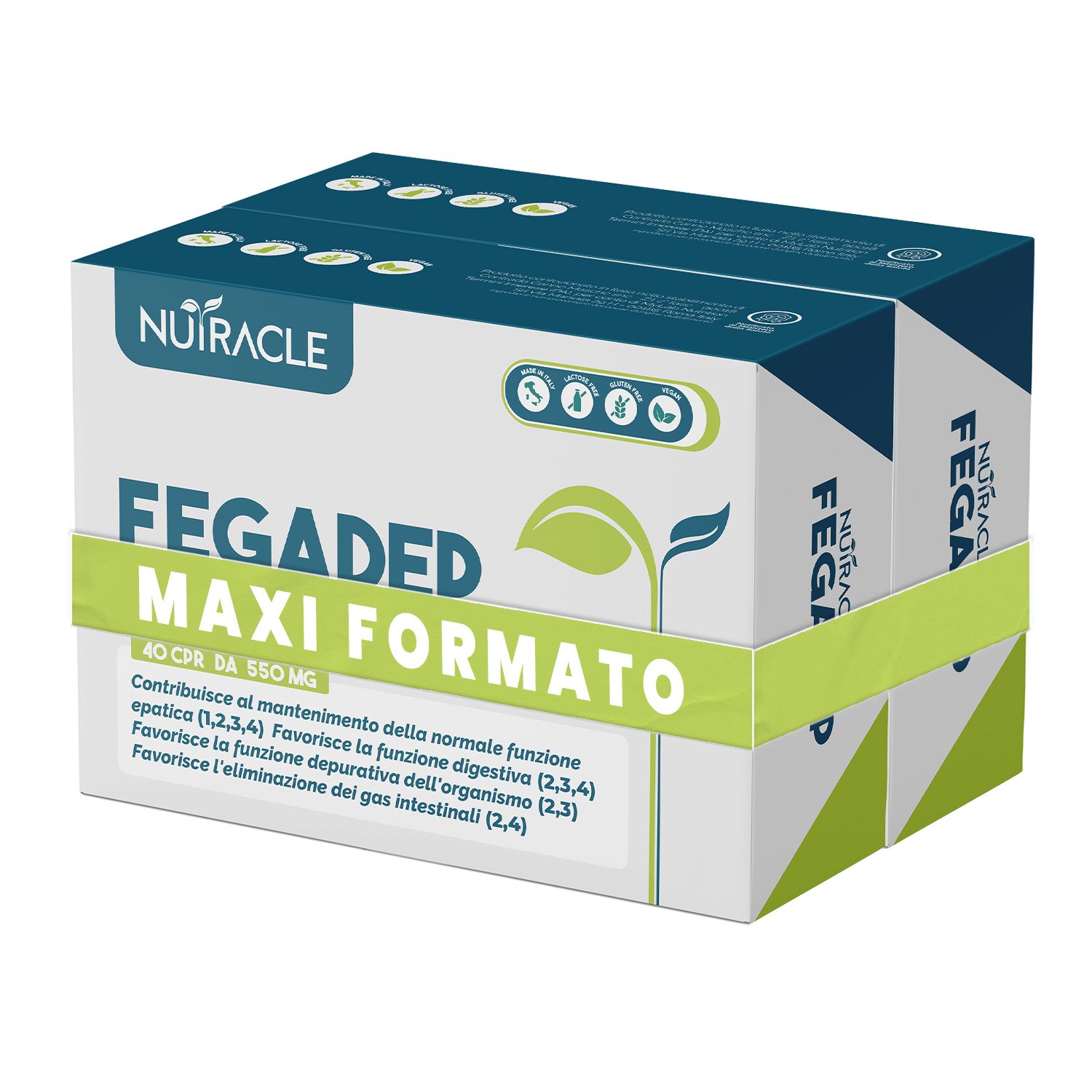 Nutracle FegaDep Compresse Integratore Alimentare Per Funzione Epatica e Depurazione Fegato