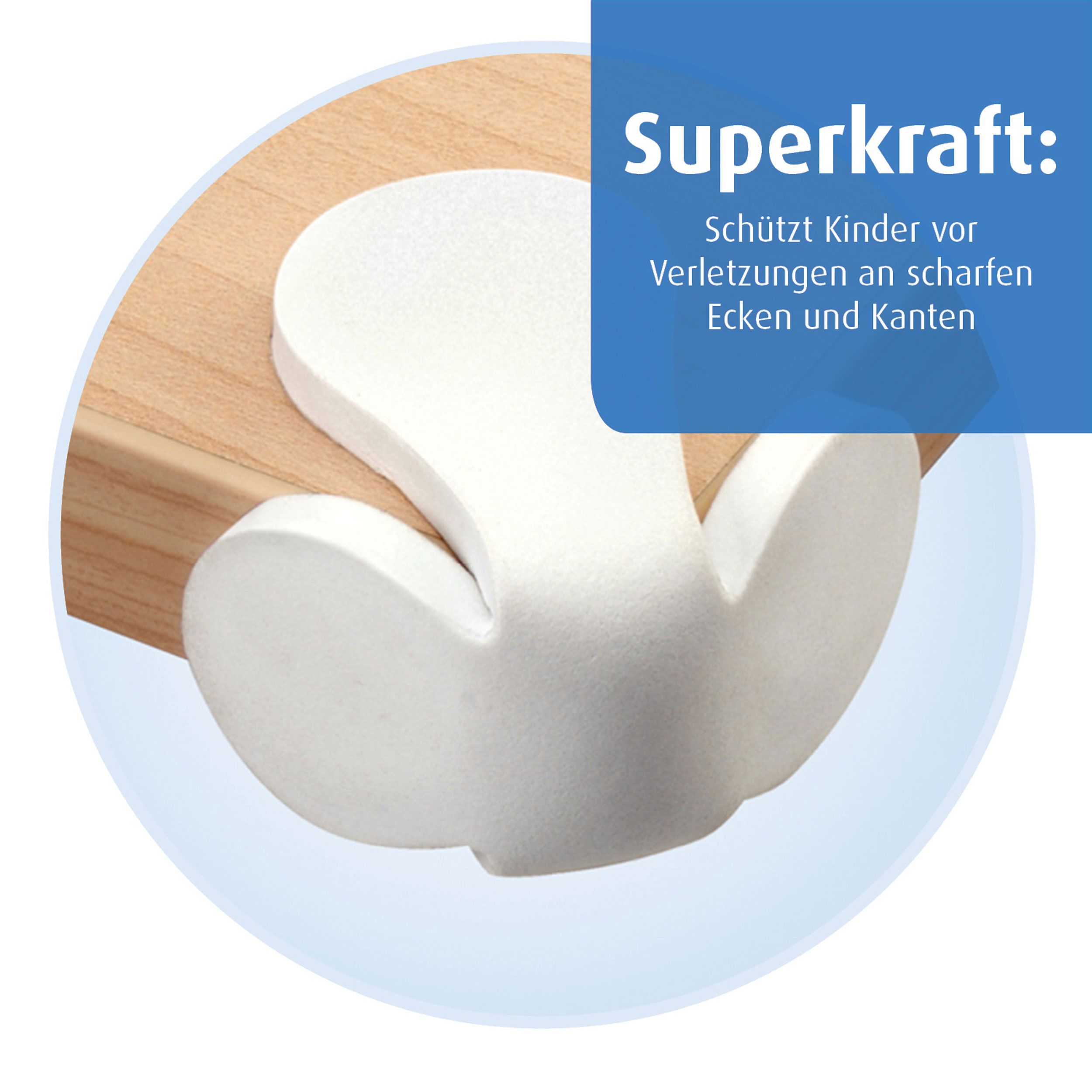 reer Eckenschutz Leuchtend, 2er Set, Kindersicherung