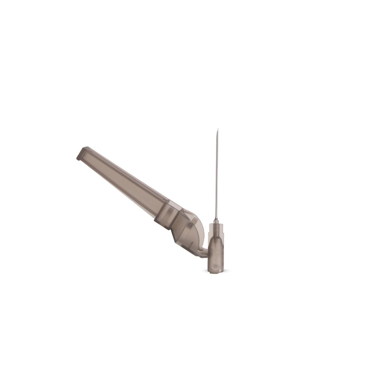 Dispomed Neoject Safety Kanüle schwarz, 22G x 1 1/4' 100 Pk