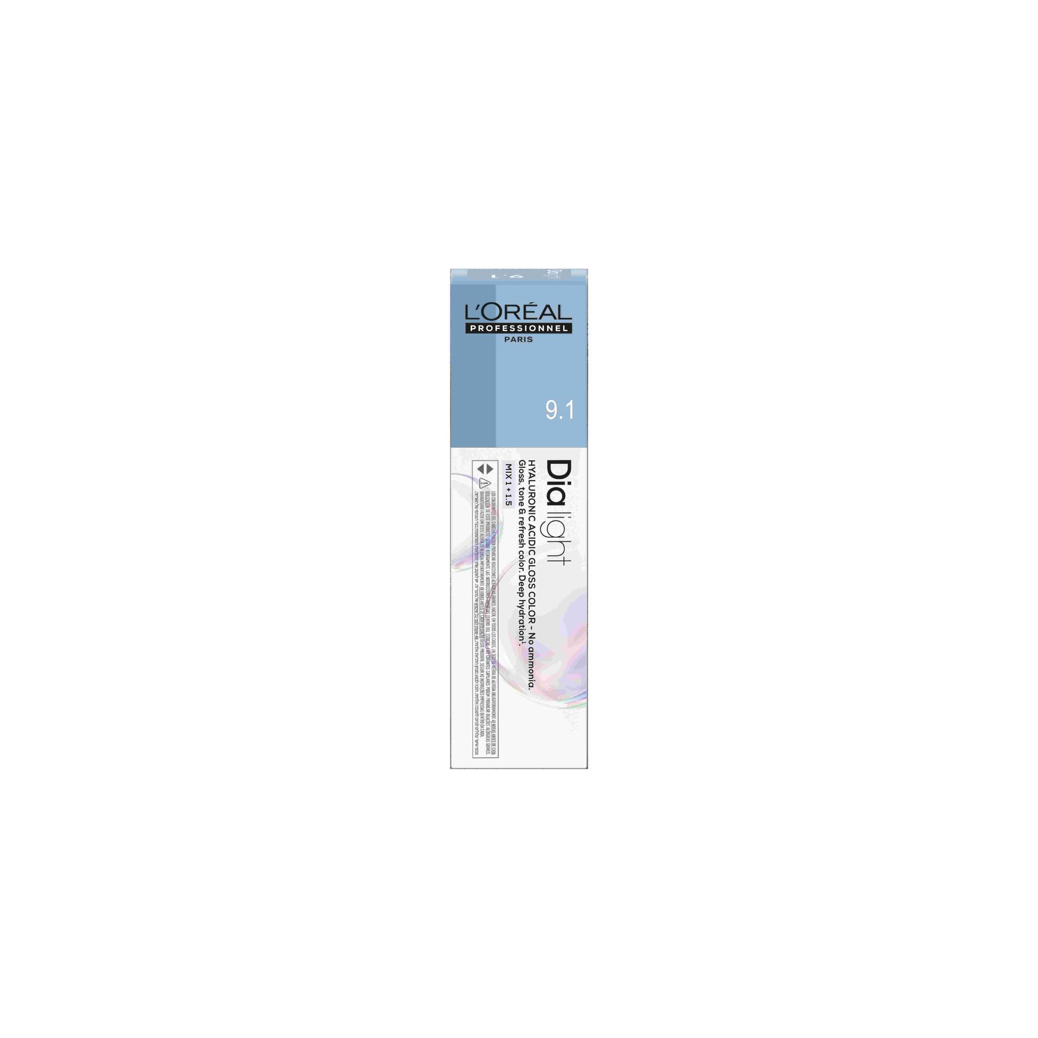 L’Oréal Professionnel Dia light 9.01 Milkshake Sehr Helles Blond Leicht Asch 25 ml