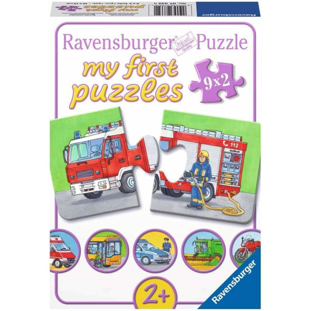 Puzzle di veicoli speciali, 9x.