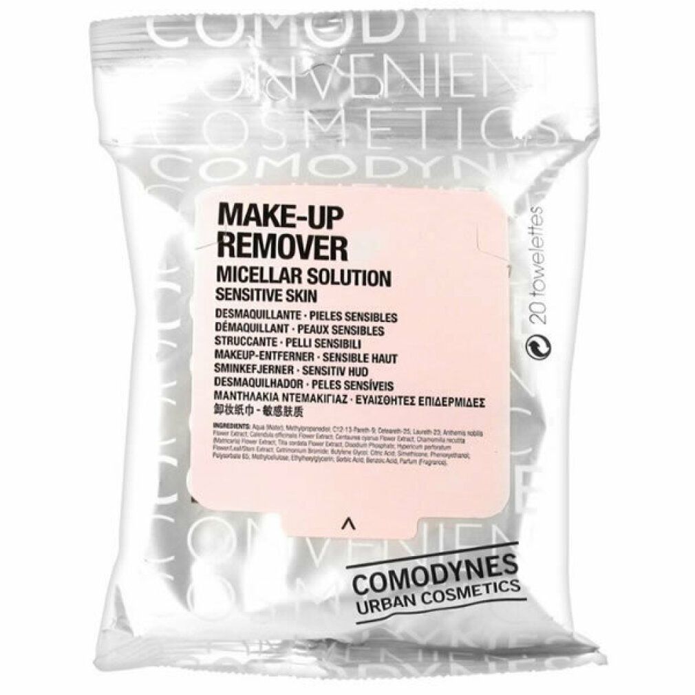 Comodynes Make-up Remover Micellar Solution Abschminktücher für empfindliche Haut 20 St.