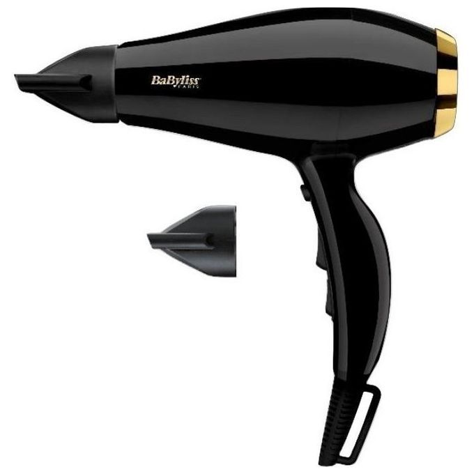 BaByliss Haartrockner 6714E 2300W Super Pro schwarz/gold