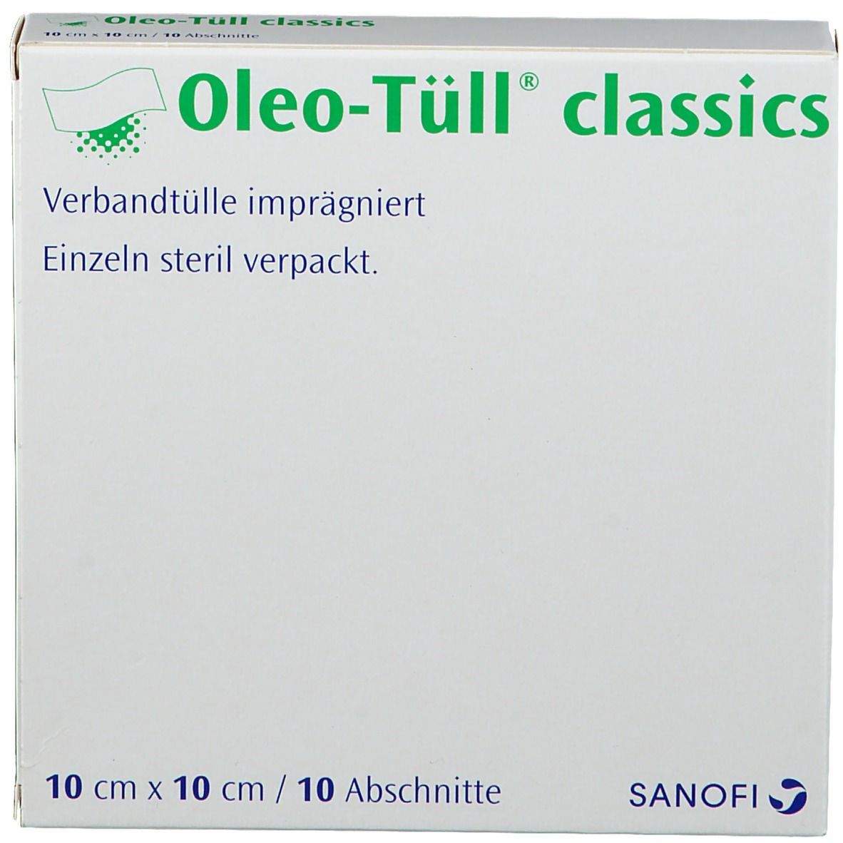 Oleo Tüll® classics 10 x 10 cm Streifen