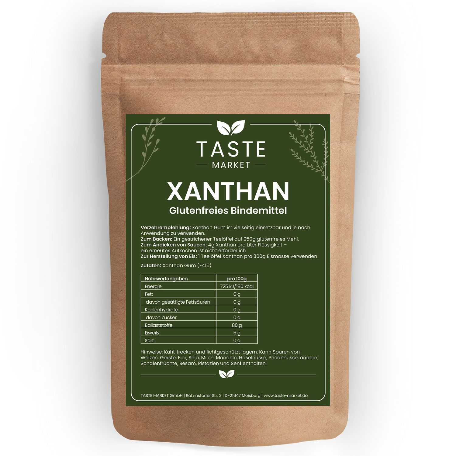 Taste Market Xanthan Gum Pulver 0,5 kg