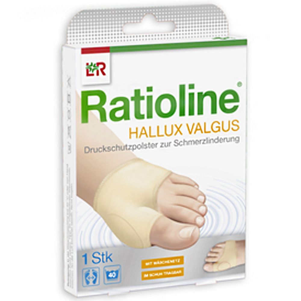 Ratioline® Hallux Valgus Druchschutzpolster L