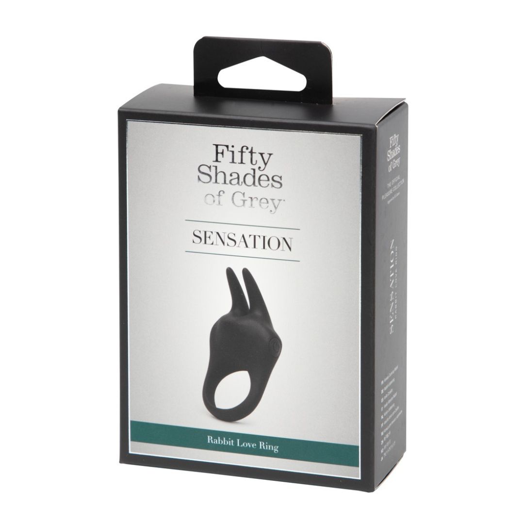 Vibro-Penisring „Sensation Vibrating Rabbit Love Ring" | 20 Vibrationsmodi | Fifty Shades of Grey