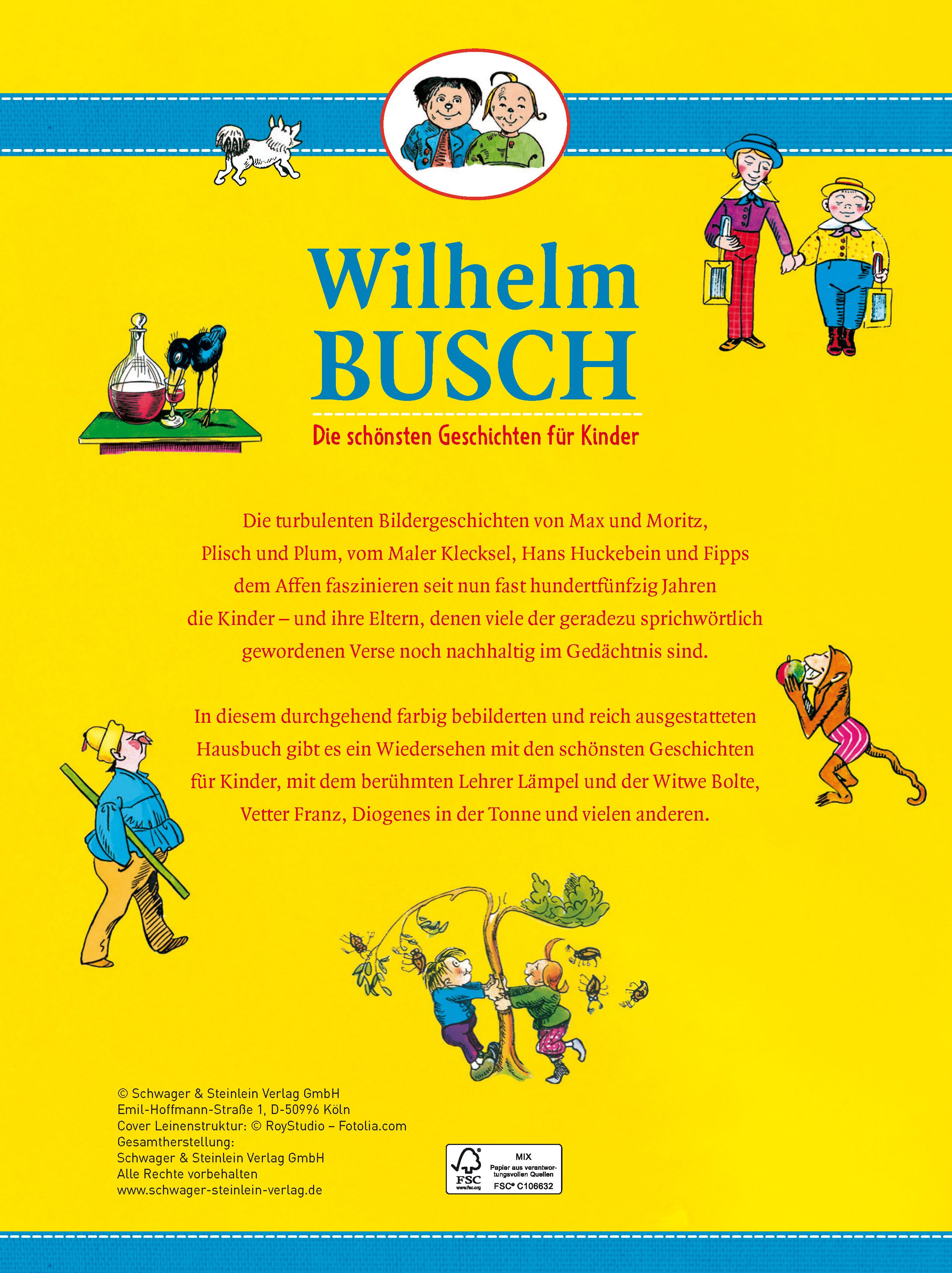 Wilhelm Busch • Die schönsten Geschichten für Kinder