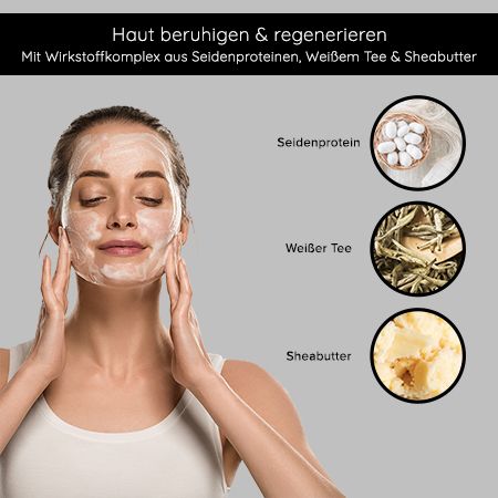 RAU Cosmetics White Tea & Silk Protein Night Care reichhaltige Nachtcreme mit Seidenproteinen