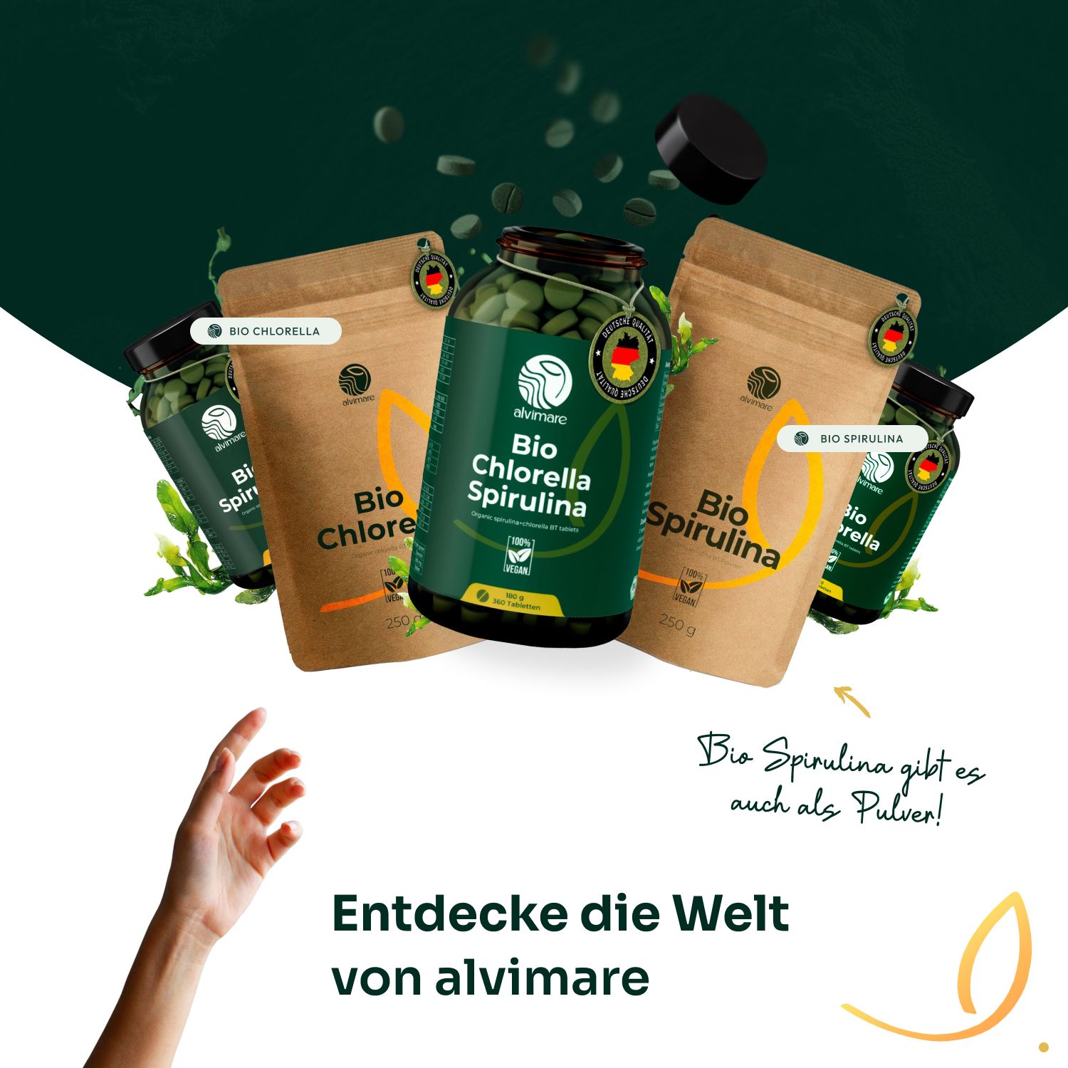 Alvimare Bio Spirulina Presslinge