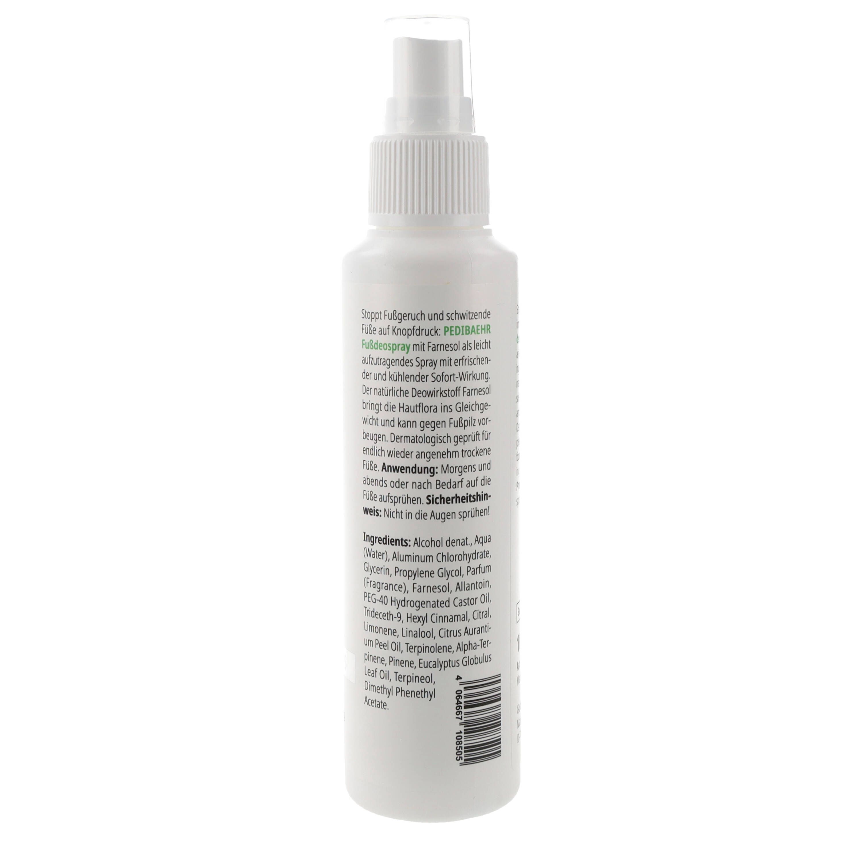 Pedibaehr Fußdeospray mit Farnesol