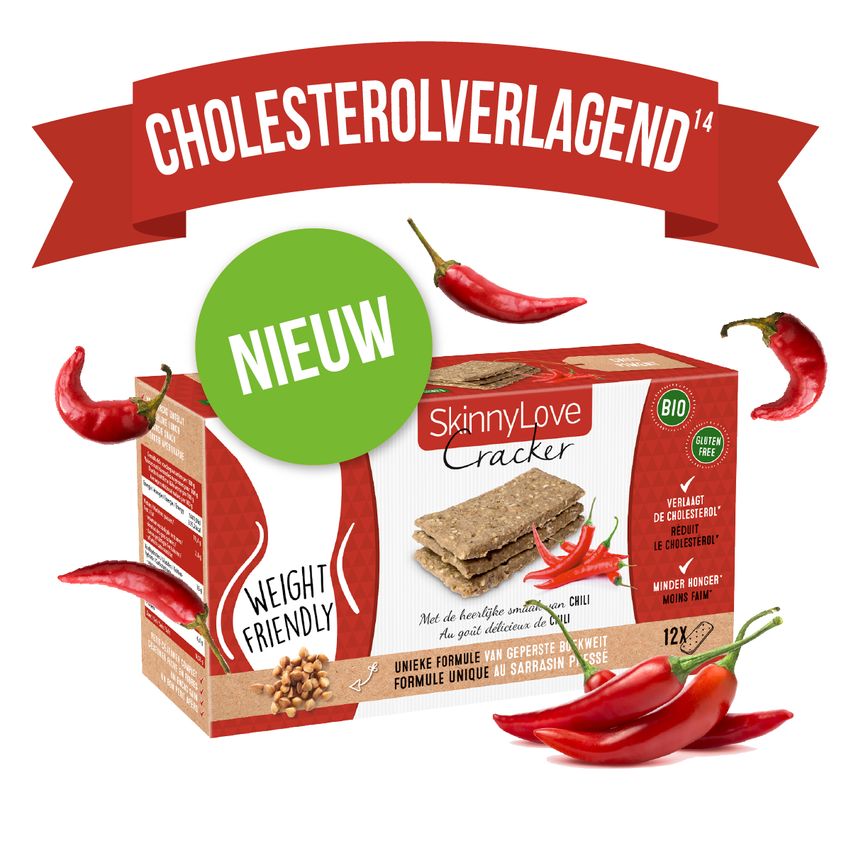 SkinnyLove Knäckebrot Chili 1080 g