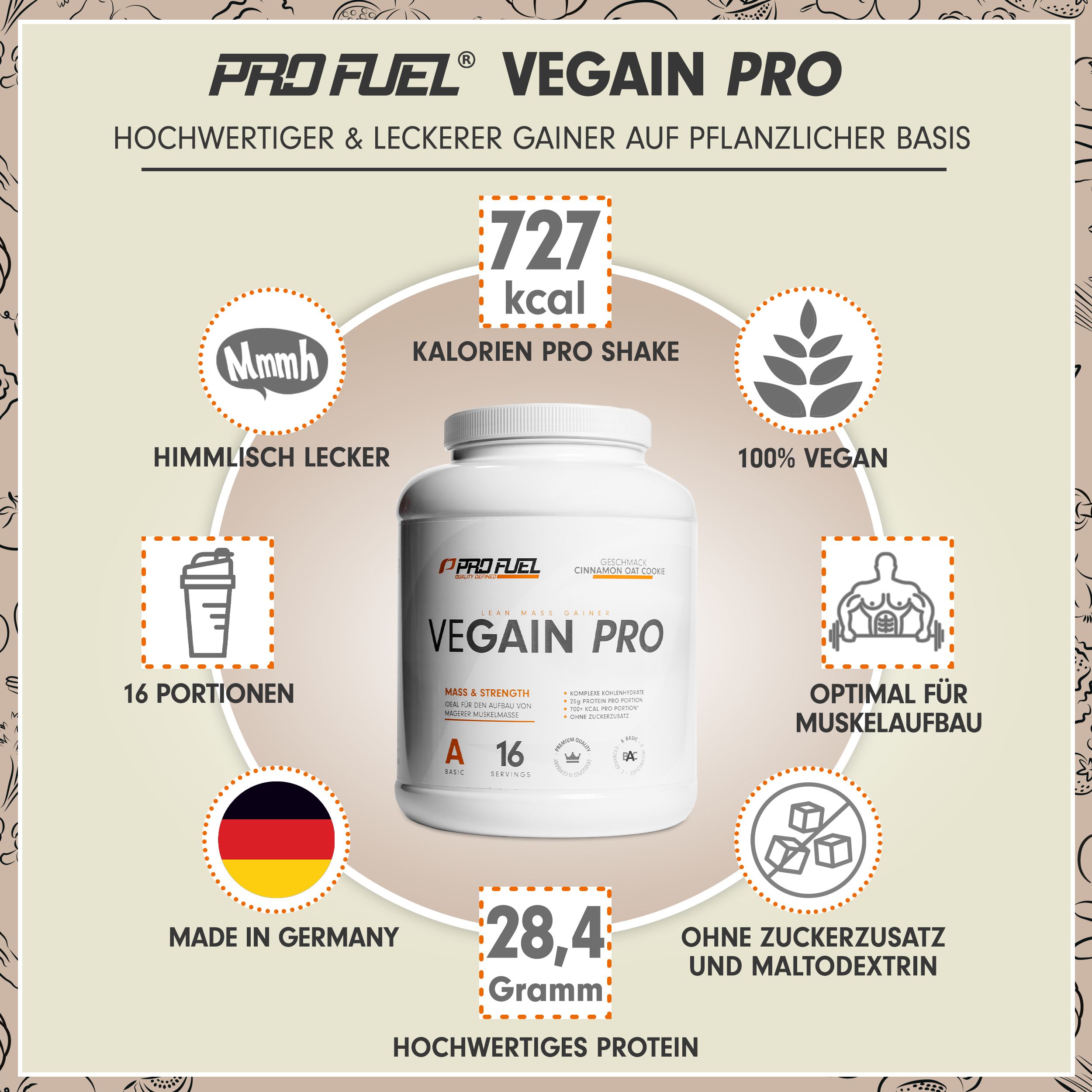 ProFuel - VEGAIN PRO Weight Gainer