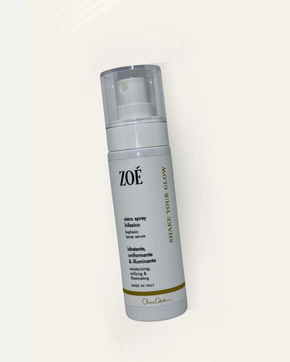 Zoé SHAKE YOUR GLOW - siero bifasico illuminante viso spray - 50 ml