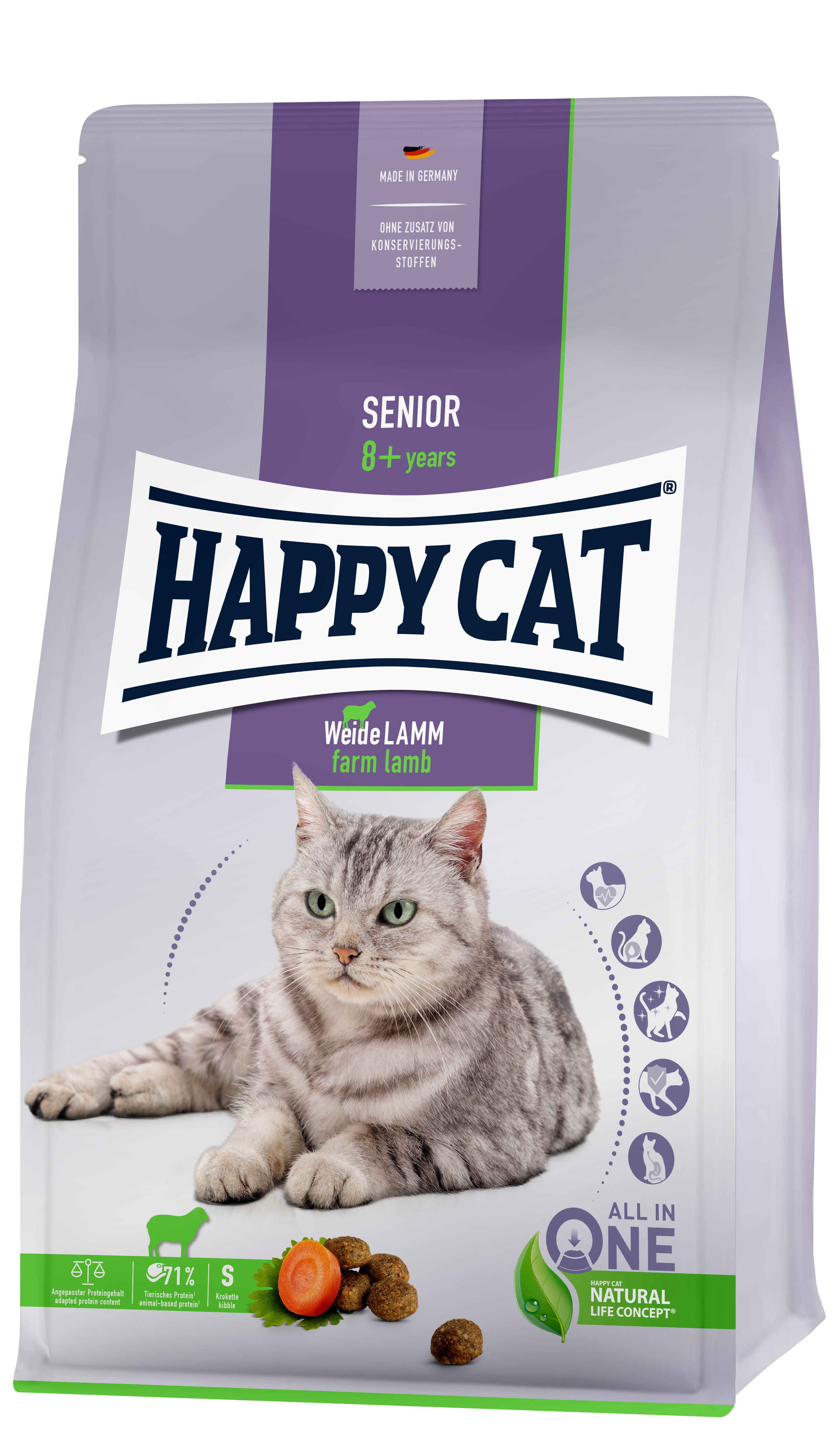 Happy Cat Senior Weide Lamm