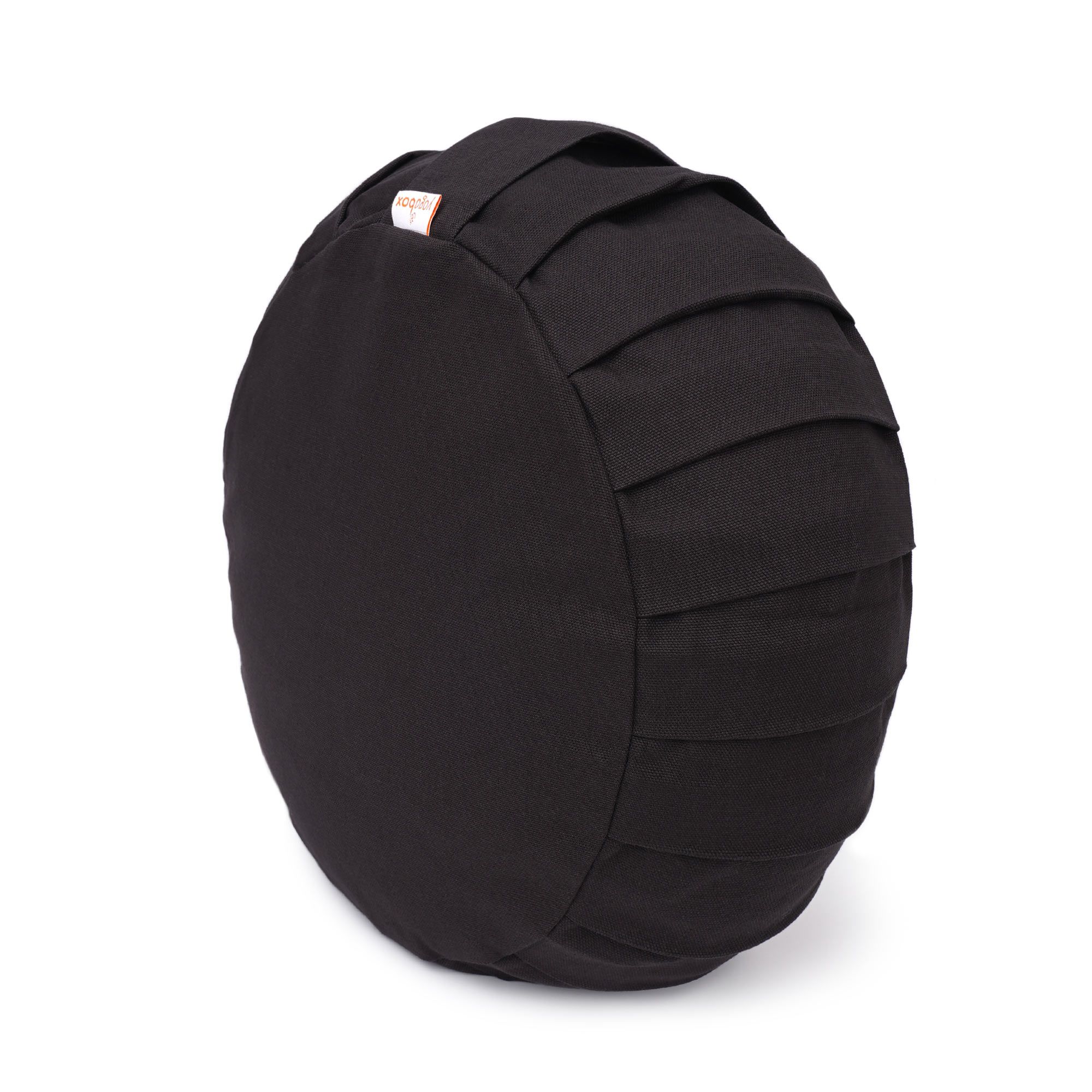 yogabox Meditationskissen / Yogakissen Zafu BASIC mit ZIP - schwarz - 31 x 31 x 15,0 cm