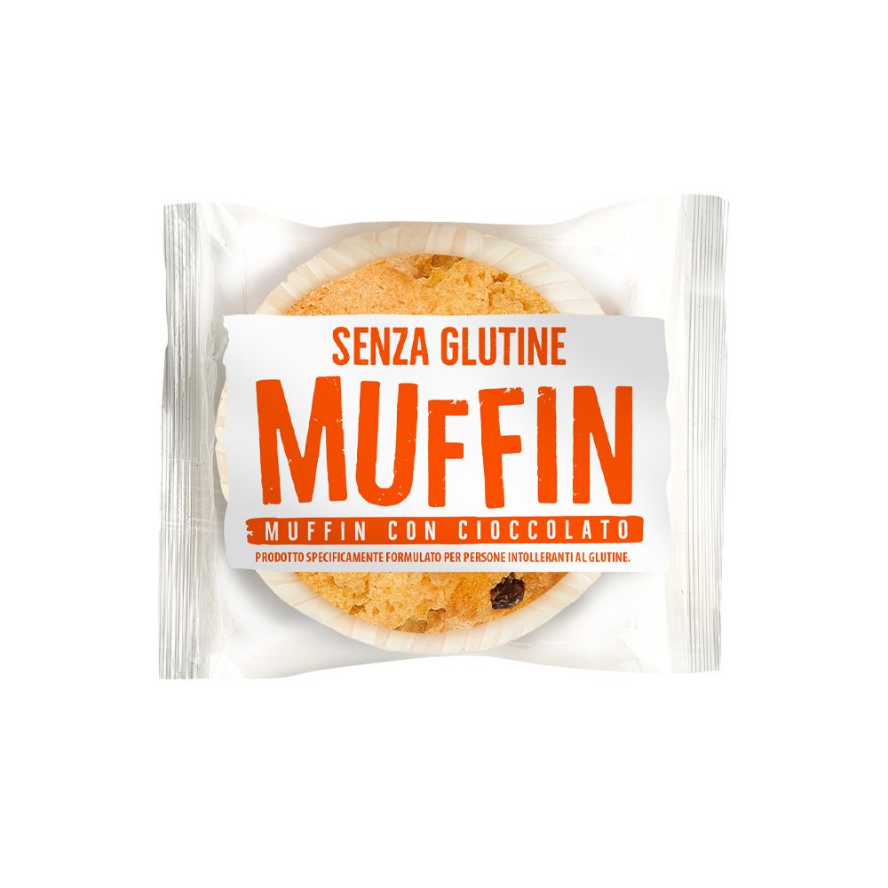 Muffin con Gocce di Cioccolato Senza Glutine 37g - Balviten