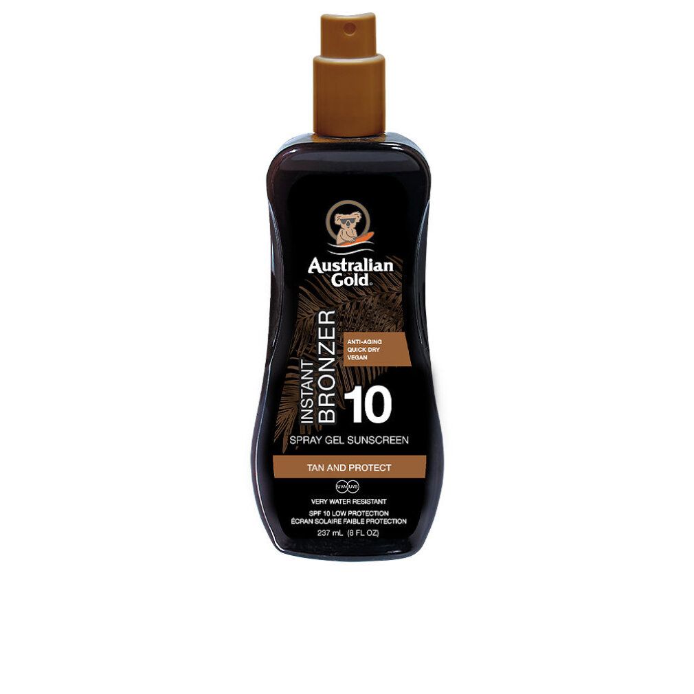 Australian Gold SPF10 Spray Gel & Bronzer