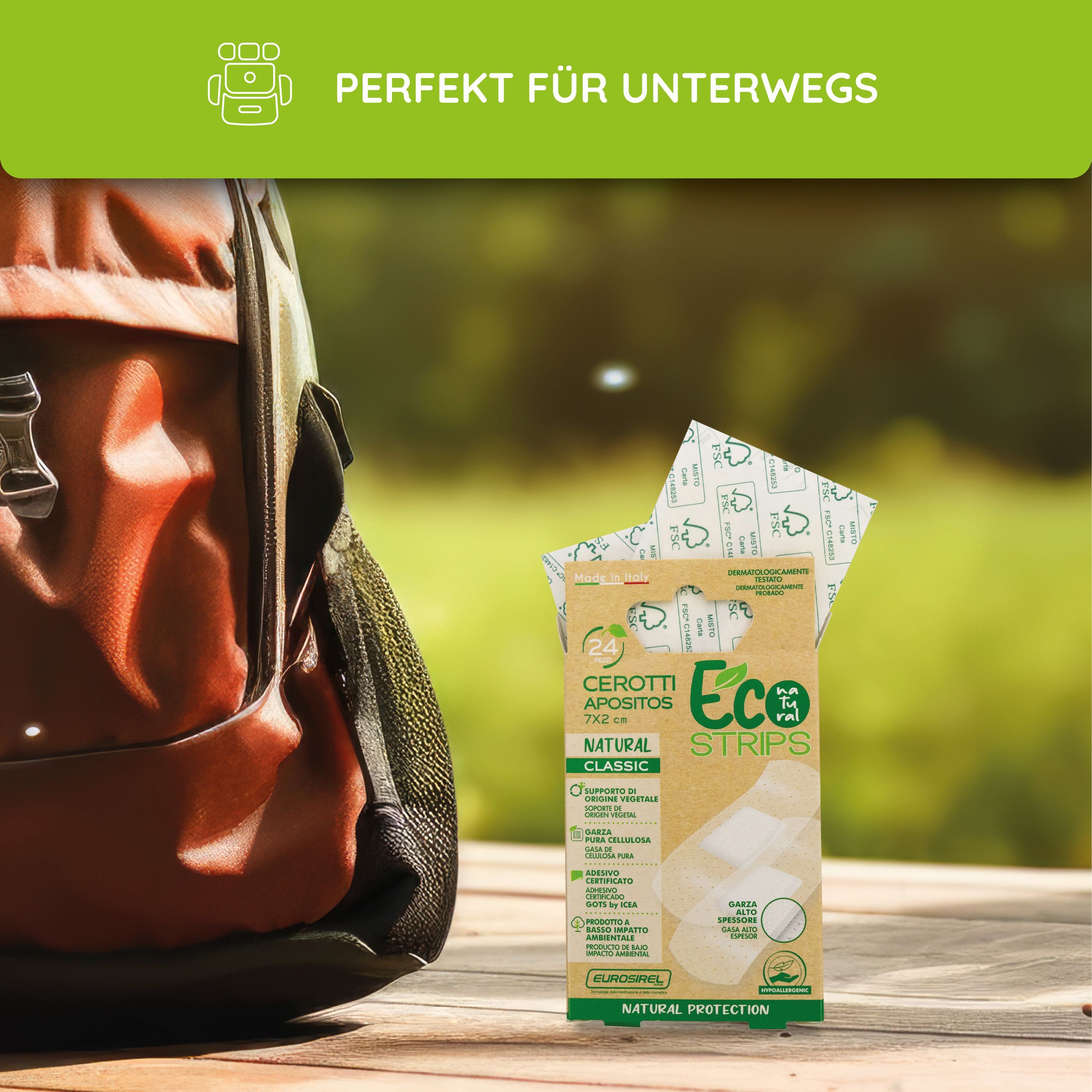 EUROSIREL Eco-Pflasterstrips sensitiv