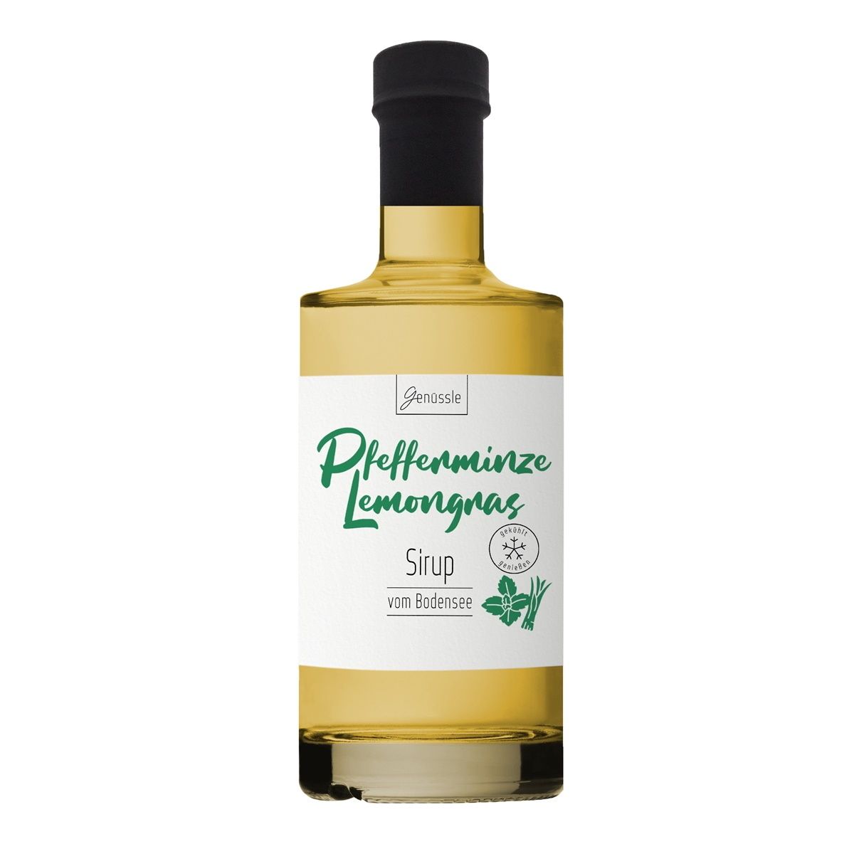 Genüssle Pfefferminze-Lemongras Sirup 350 ml