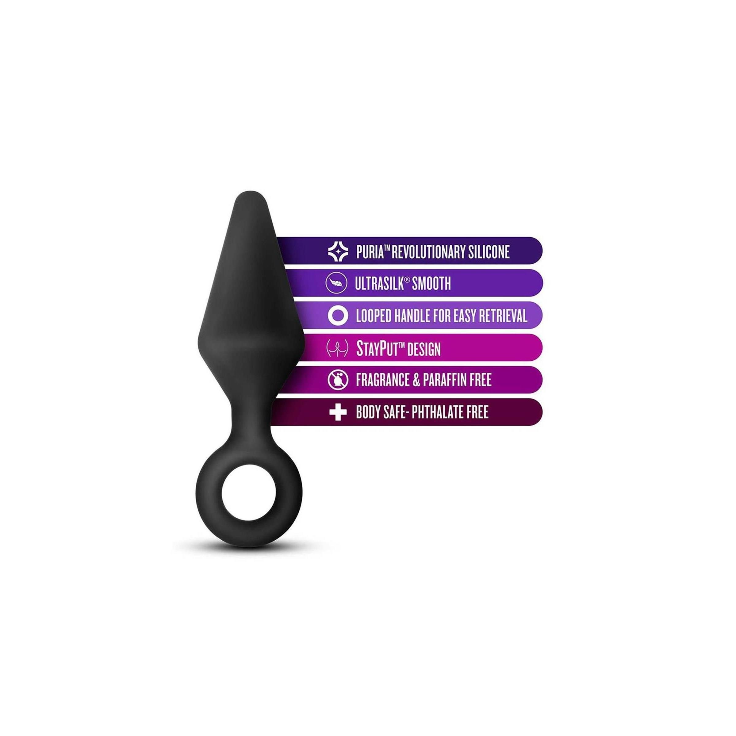 Blush - ANAL ADVENTURES PLATINUM SILICONE LOOP Plug