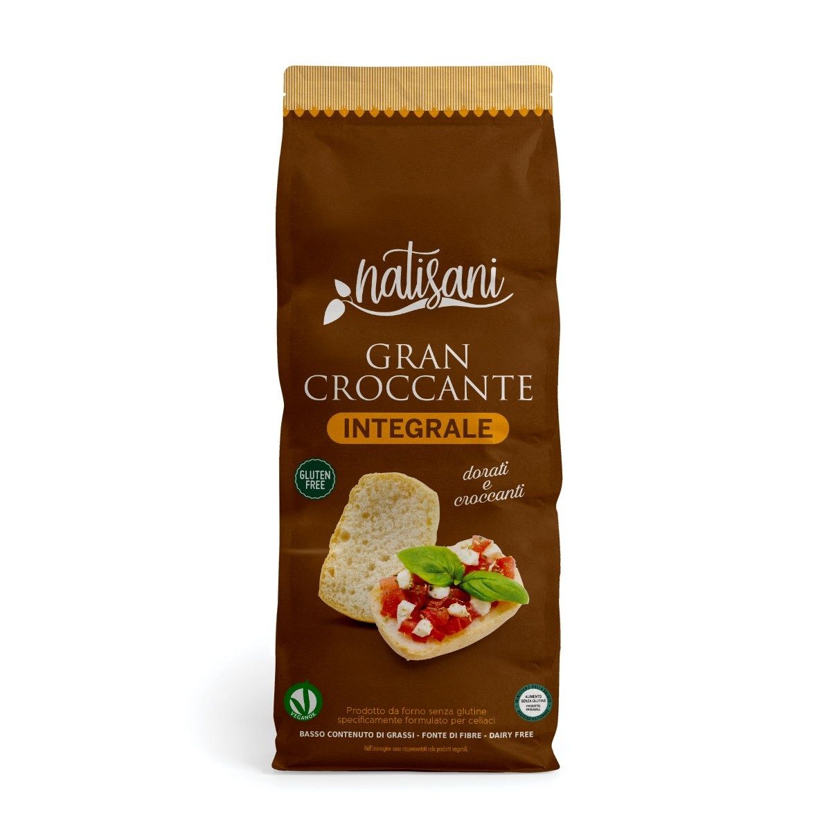 Gran croccante integrale senza glutine - Natisani