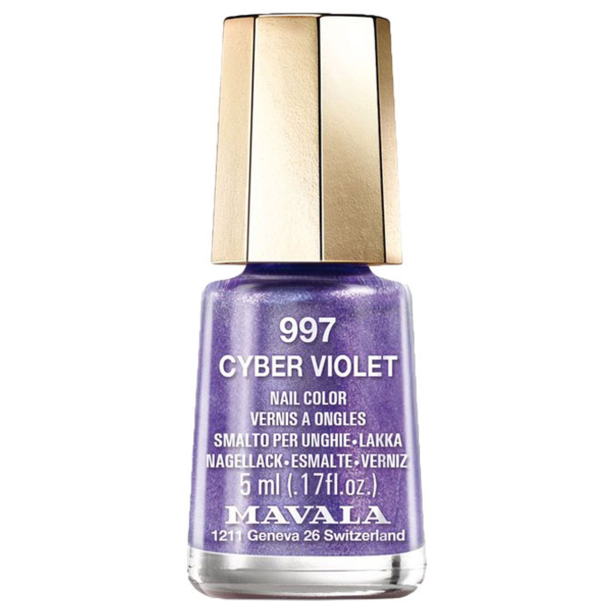 Mavala Mini Color Nagellack Glitter 5 ml (Farbe : Violett) 5,5x2,3x2,3 cm