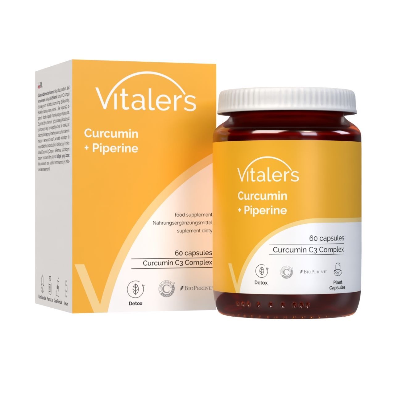 Vitaler’s Curcumin 500 mg + Piperin 5 mg