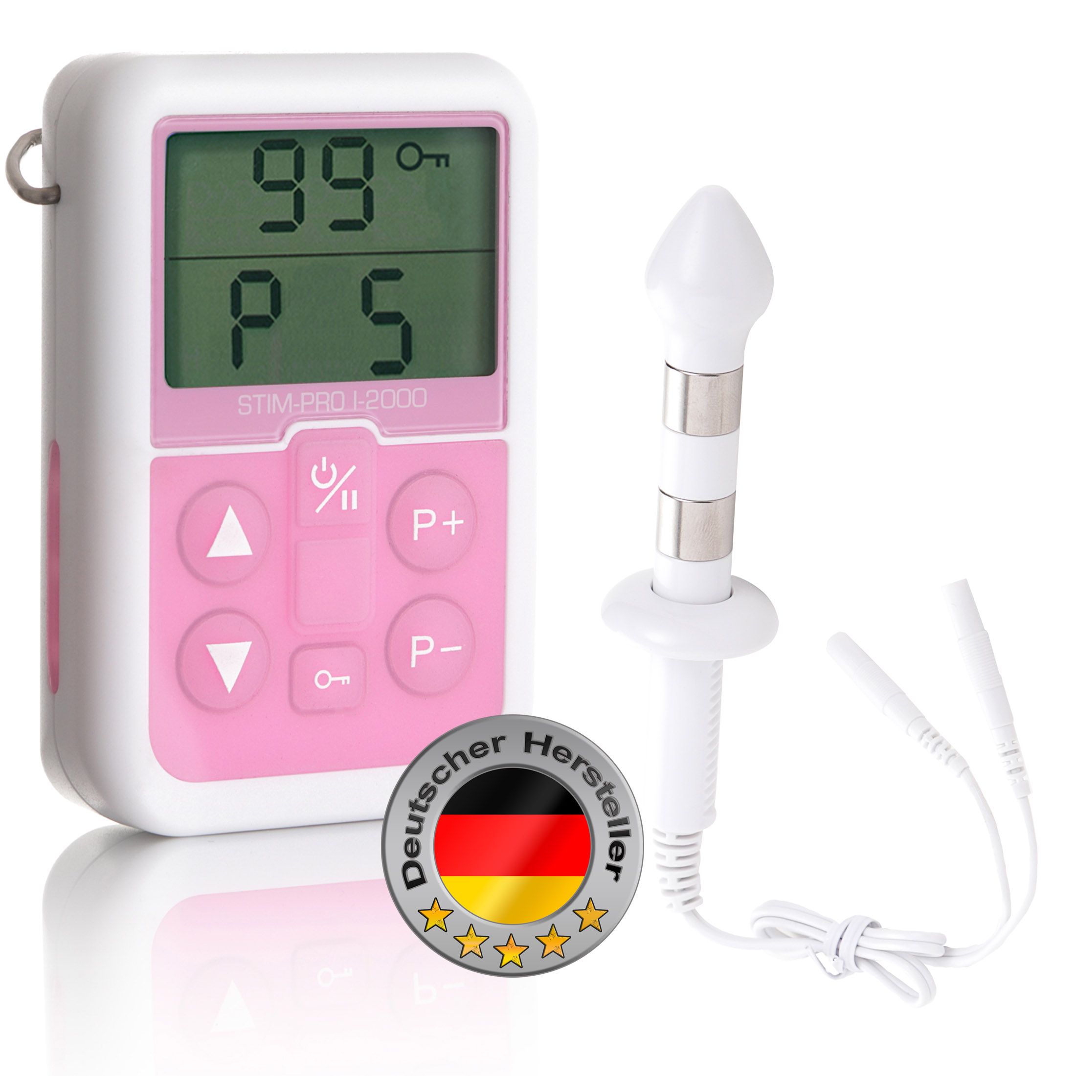axion® I-2000 Beckenboden-Trainer mit Sonde STIM-PRO S-13A für Männer bei Inkontinenz