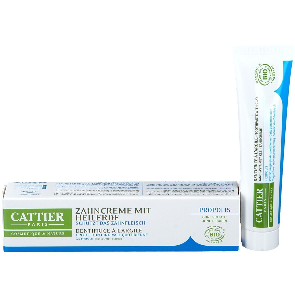 CATTIER Zahncreme mit Heilerde - Propolis