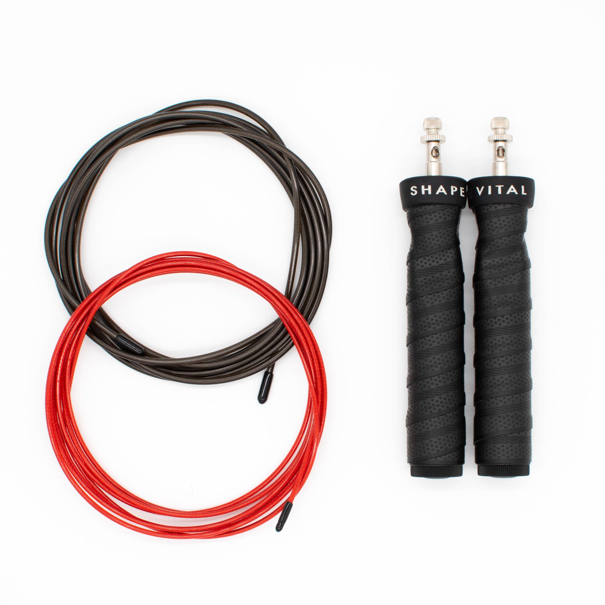 SHAPEVITAL Speed Rope | Ergonomisches Springseil | inkl. 2 Seilstärken