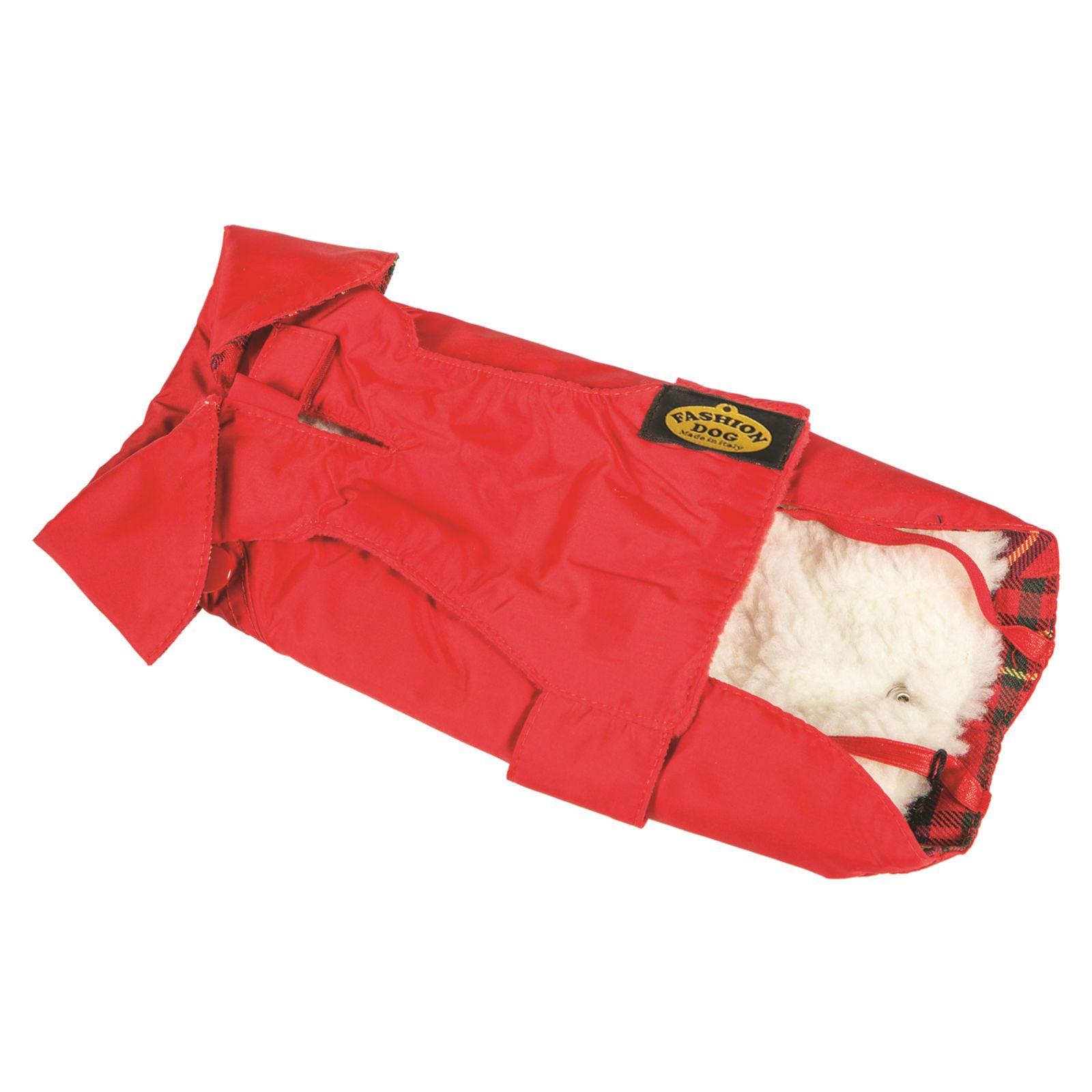 Fashion Dog Hundemantel speziell für Dackel - Rot 39 cm 1 St