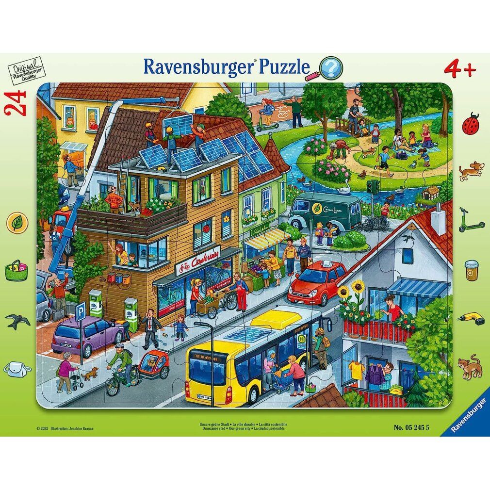 ravensburger Puzzle Unsere grüne Stadt 24 Teile