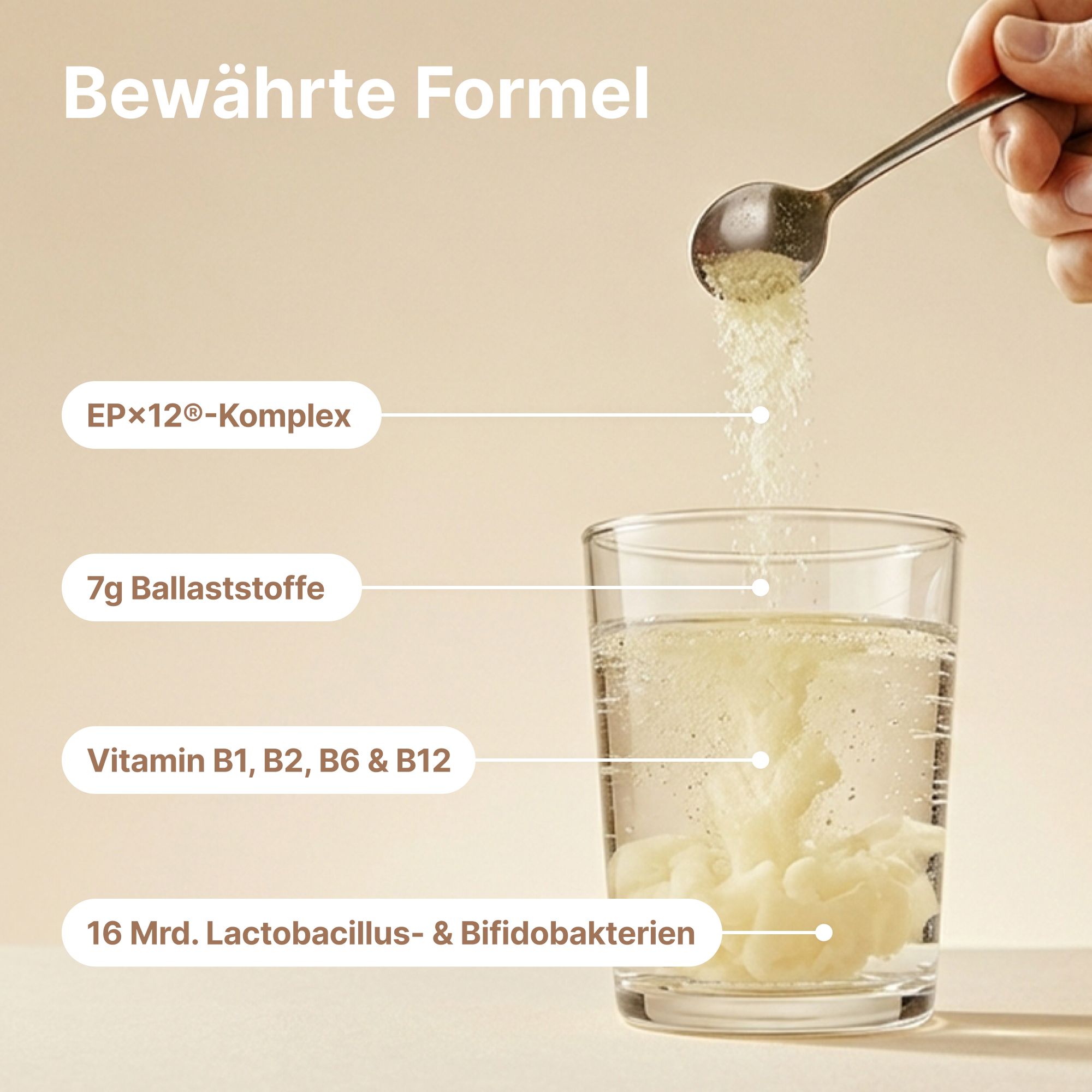 BRAINEFFECT Daily Gut Pulver Zitrone