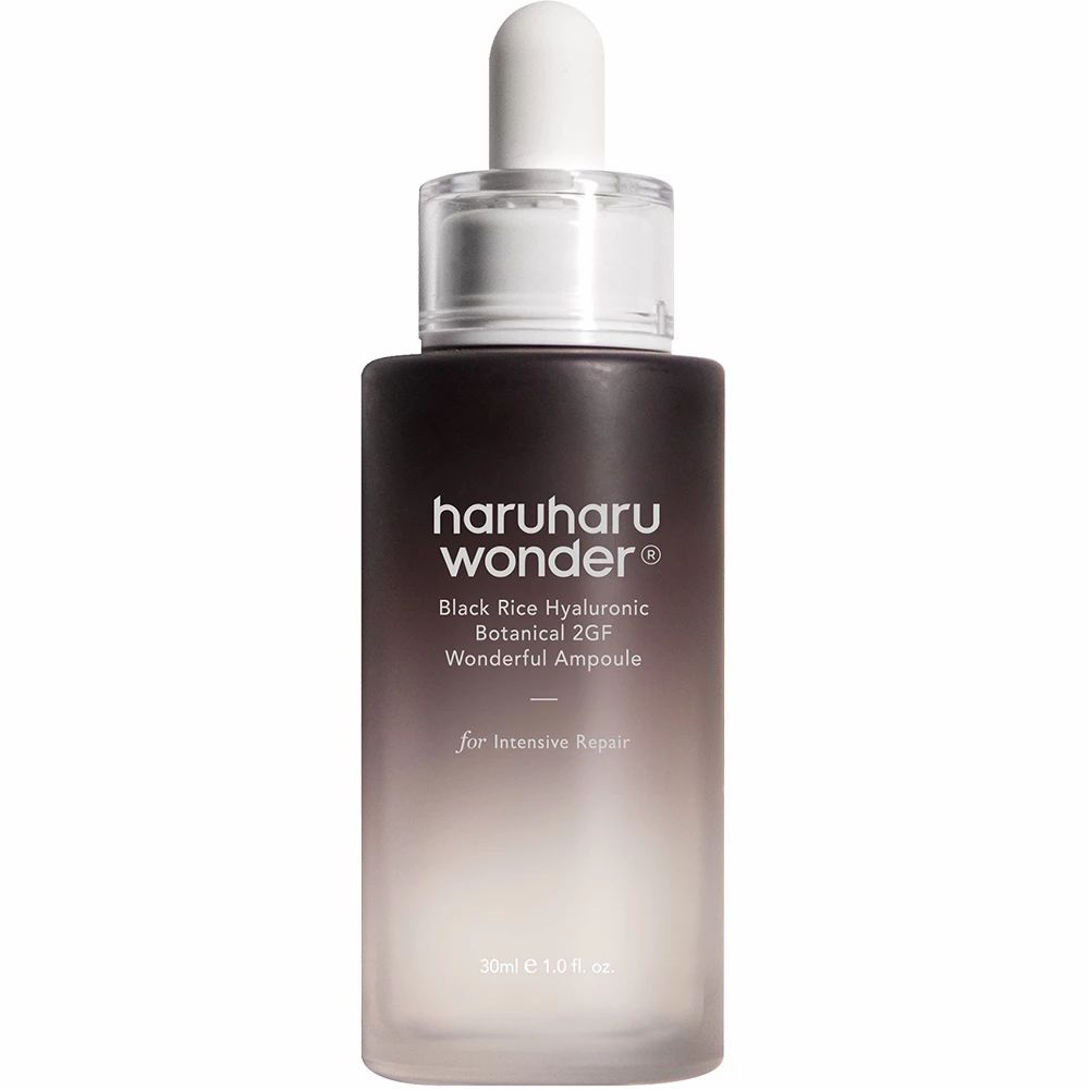 Haruharu Wonder Black Rice Hyaluronic 2GF Ampullen-Serum für intensive Feuchtigkeit 30 ml