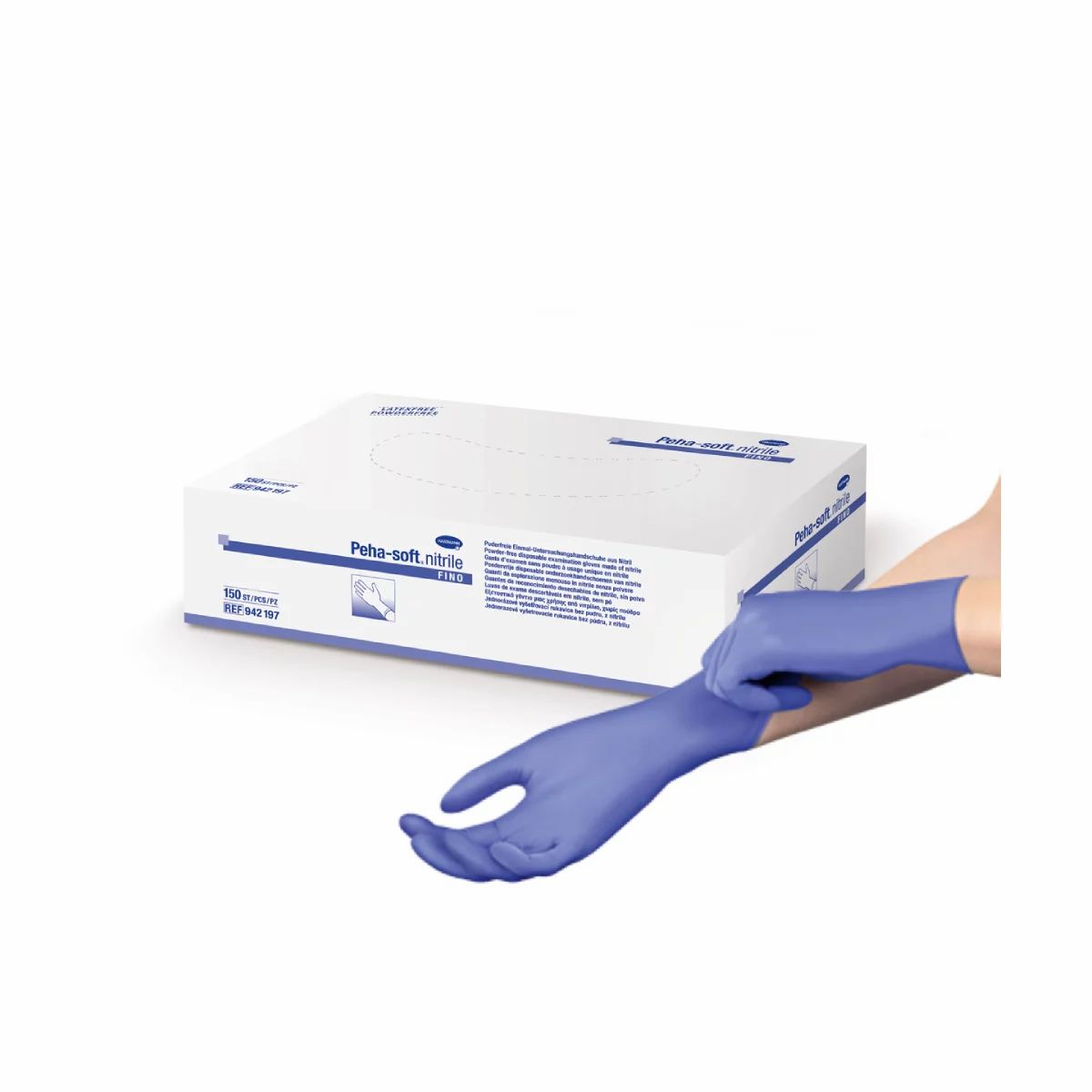 Nitrilhandschuhe Hartmann Peha-soft nitrile fino puderfrei