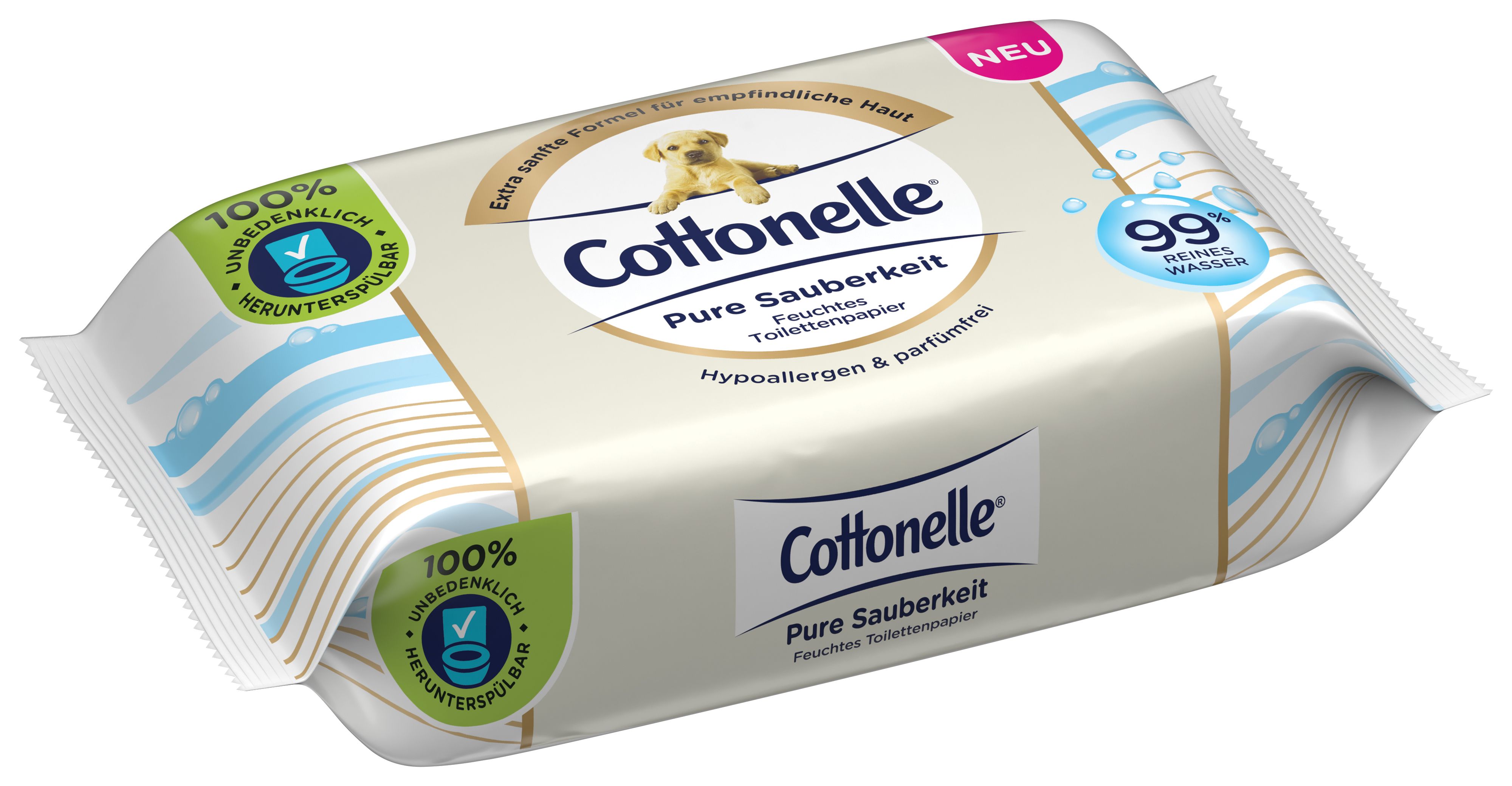Cottonelle Feuchtes Toilettenpapier Pure Sauberkeit ultra-senstive