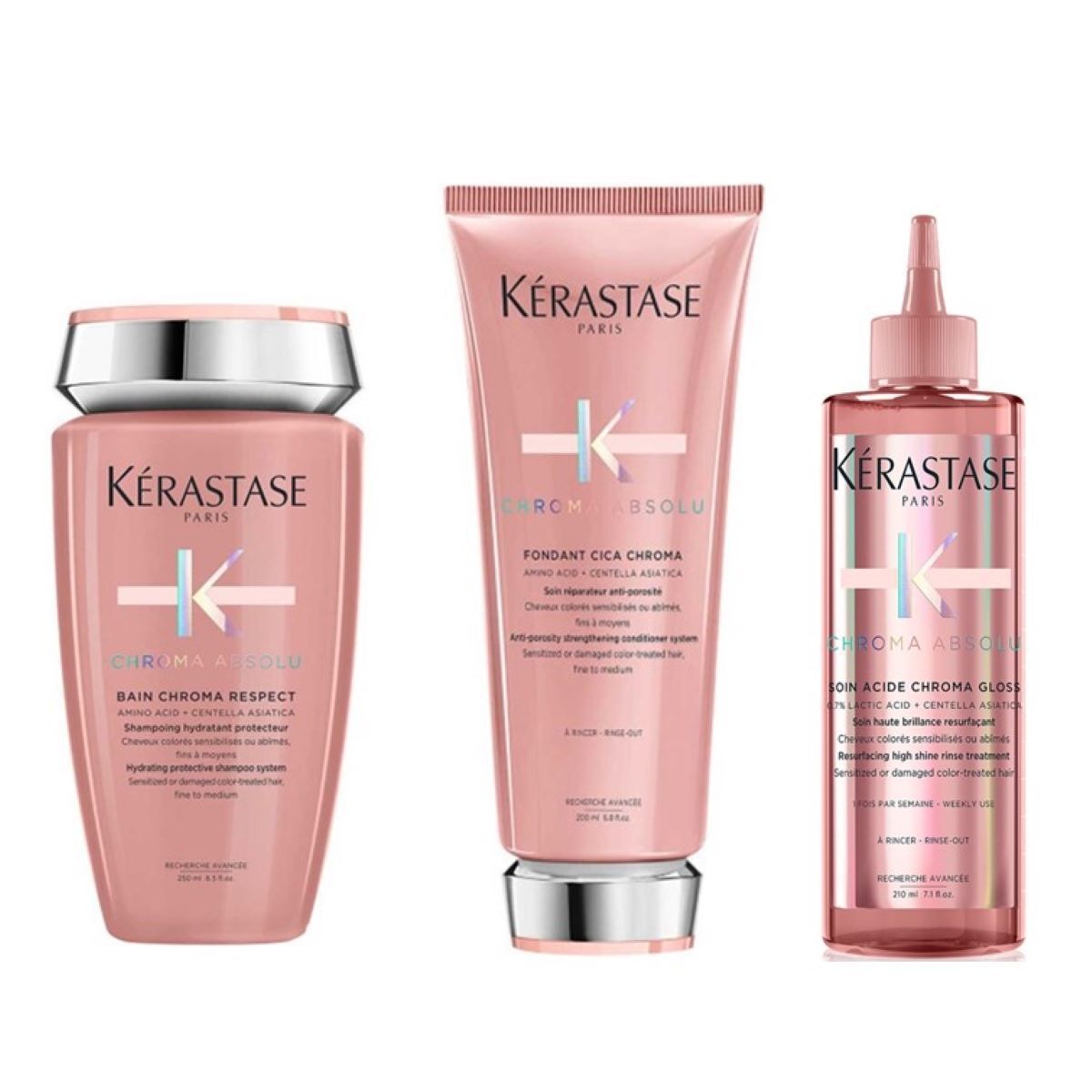 Kérastase Chroma Absolu Respect Set (Bain / Fondant Soin Acide) 660 ml