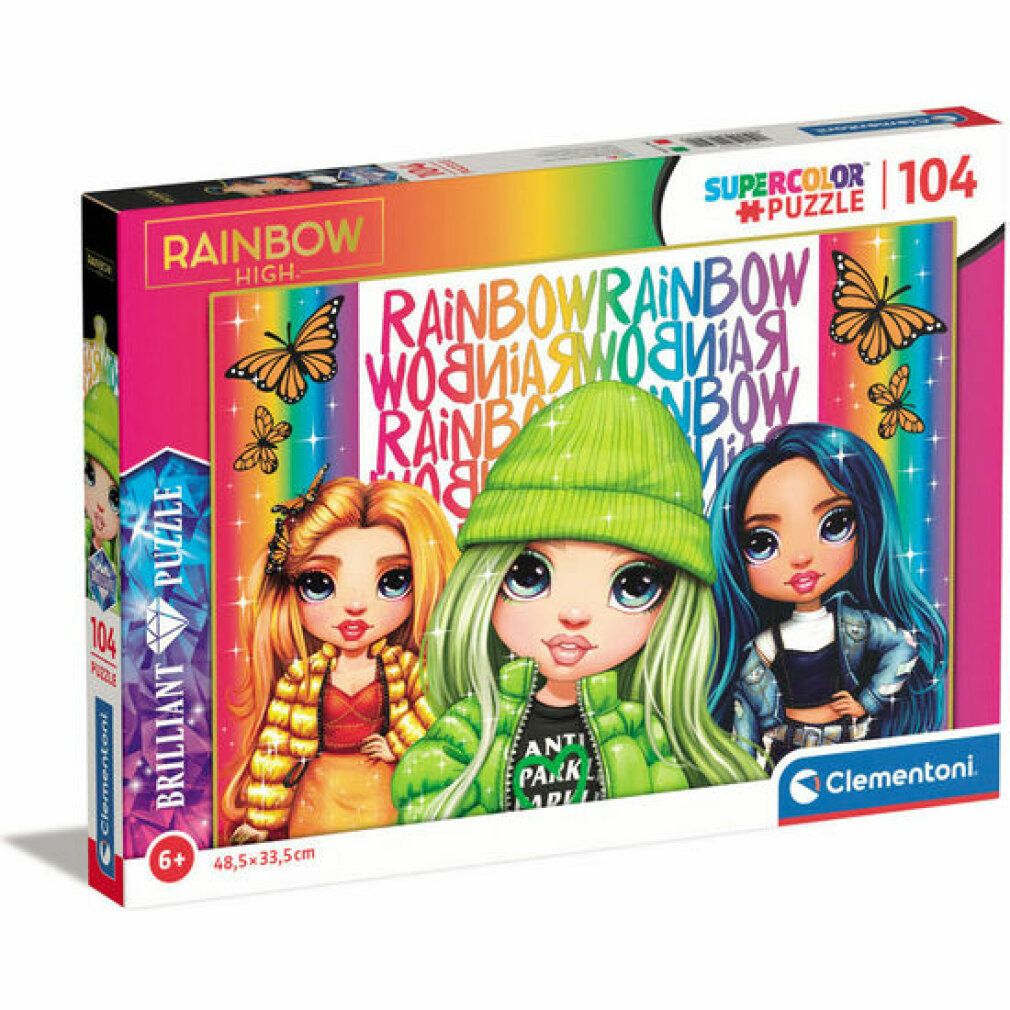 Clementoni Regenbogen Hochpuzzle 104tlg.