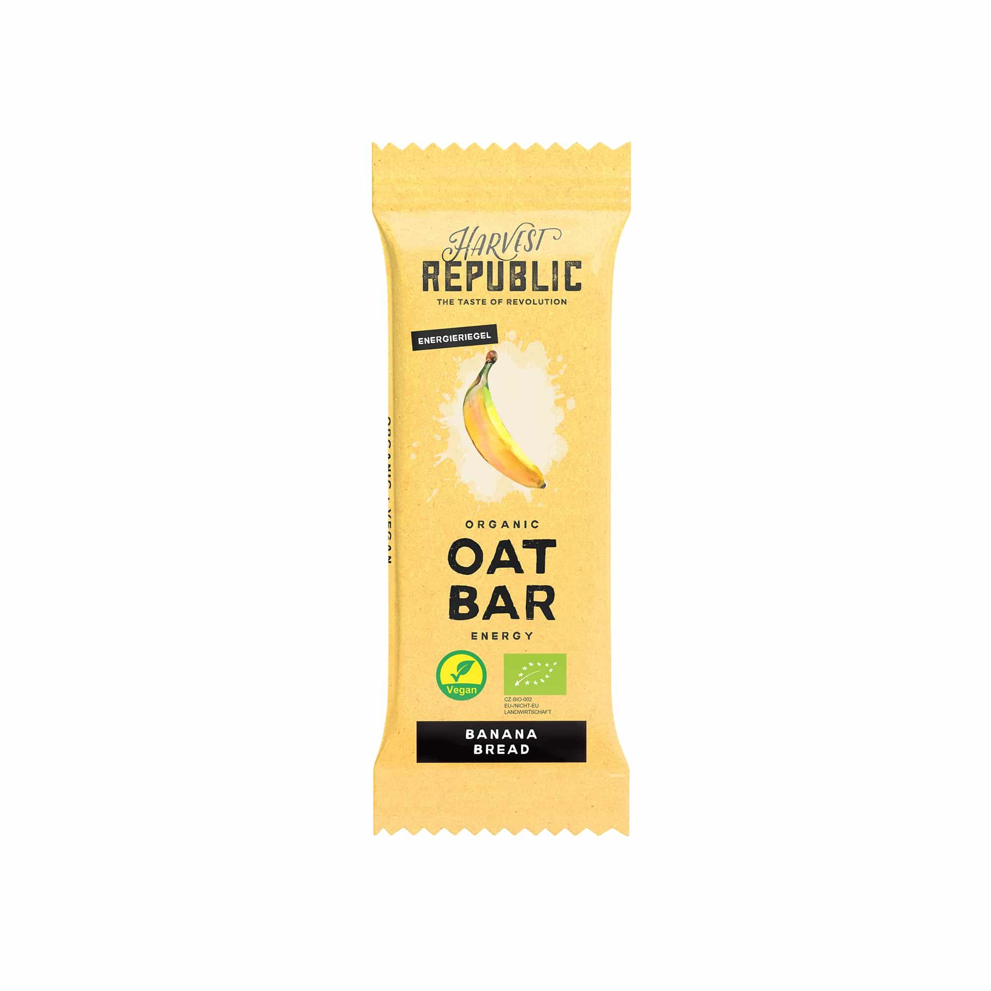 Harvest Republic Bio Oat Bar, Haferriegel, Banana Bread