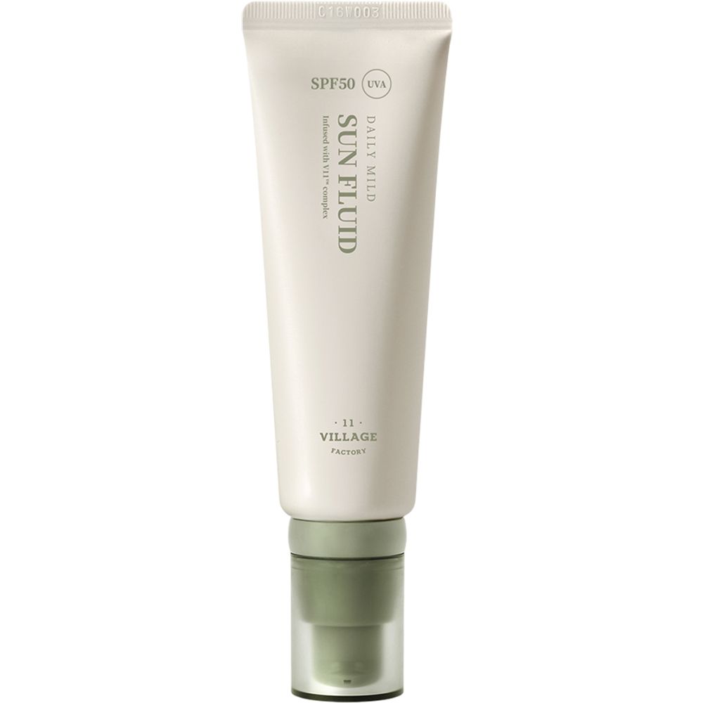 VILLAGE 11 FACTORY Daily Mild Sun Fluid SPF50 Face Cream