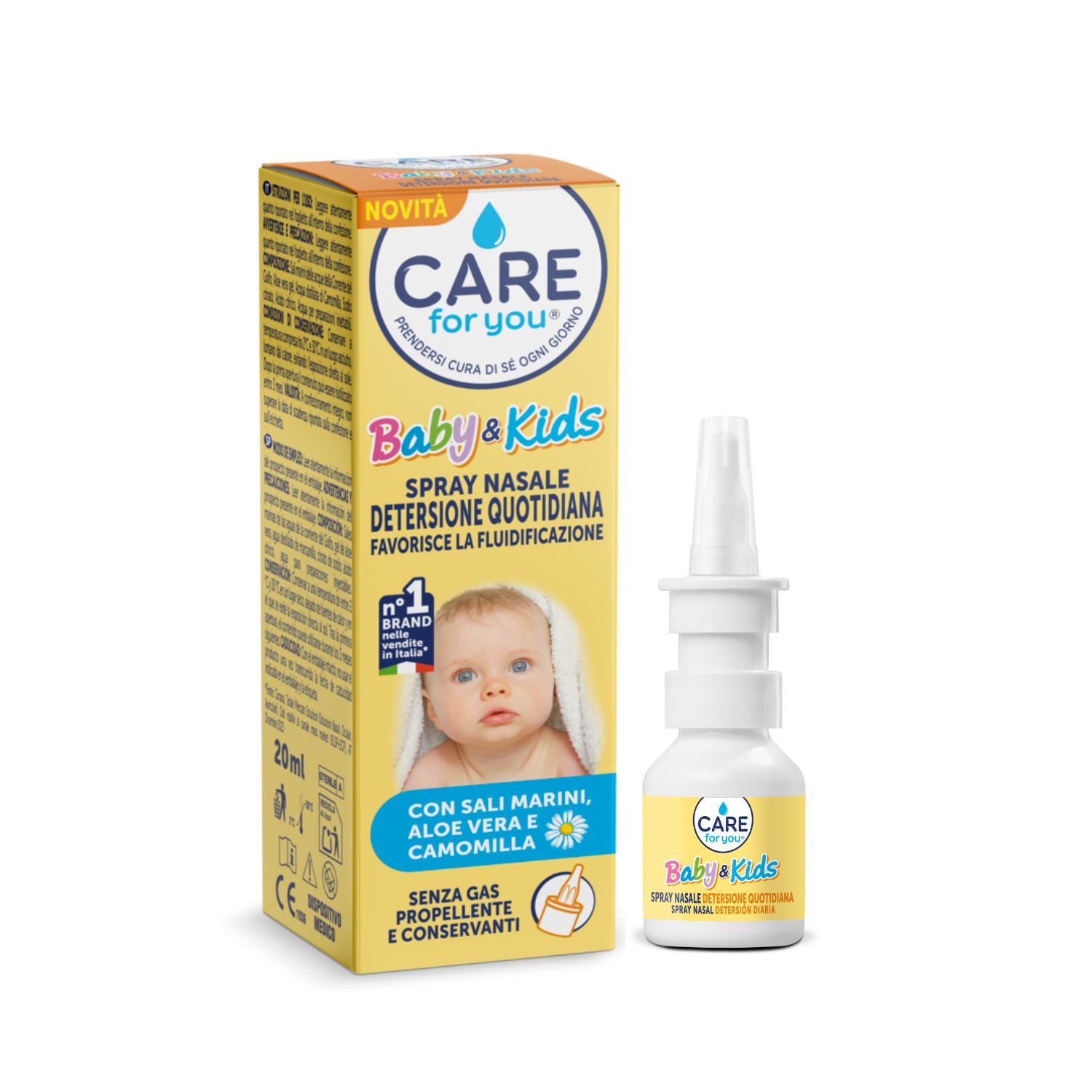 Care For You Spray Nasale Baby & Kids, 20 ml.