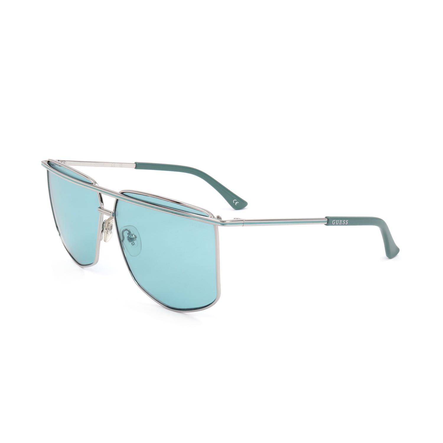 Guess occhiali da sole donna GU7851 silver-coloured green