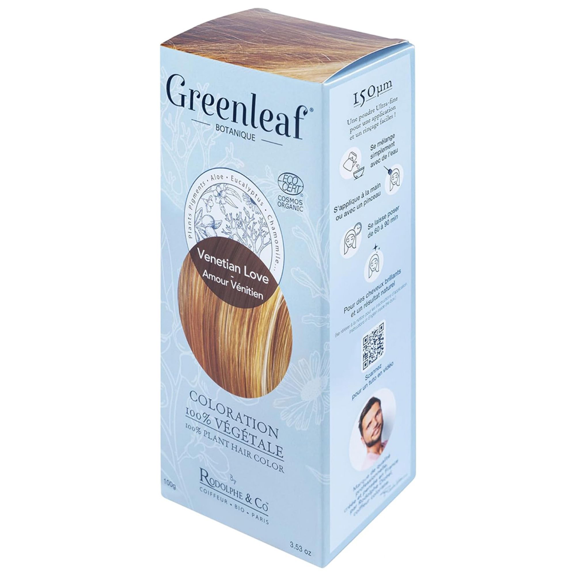 Greenleaf 100% Organische Färbung (Haarfärbung : Blond) 8x5x17 cm